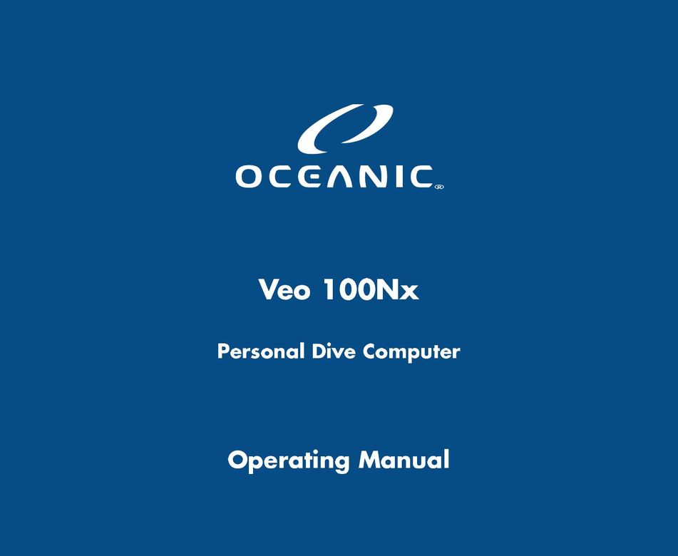 Oceanic Veo 100Nx Personal Computer User Manual