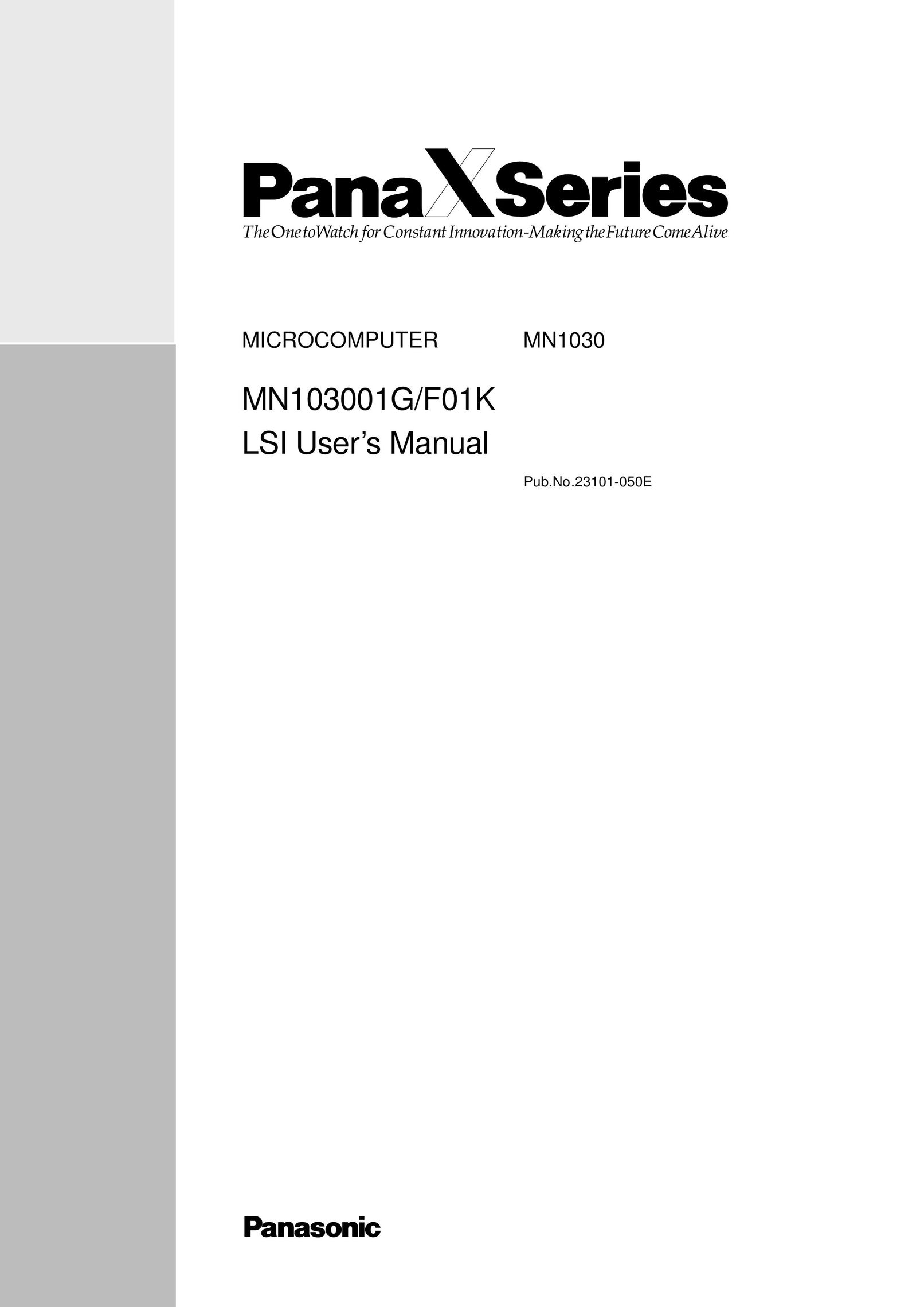 Panasonic MN103001G/F01K Personal Computer User Manual