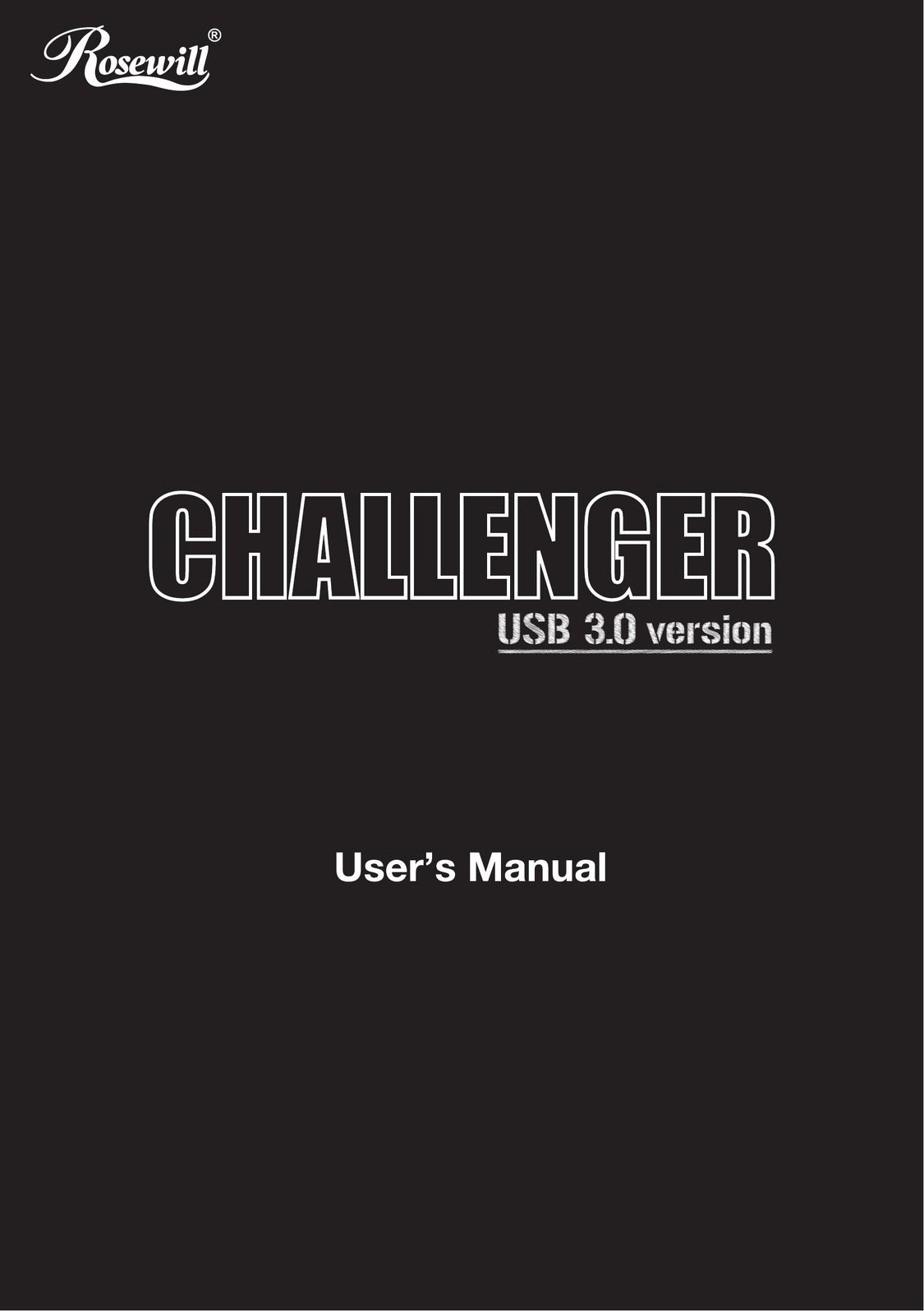 Rosewill CHALLENGER Personal Computer User Manual