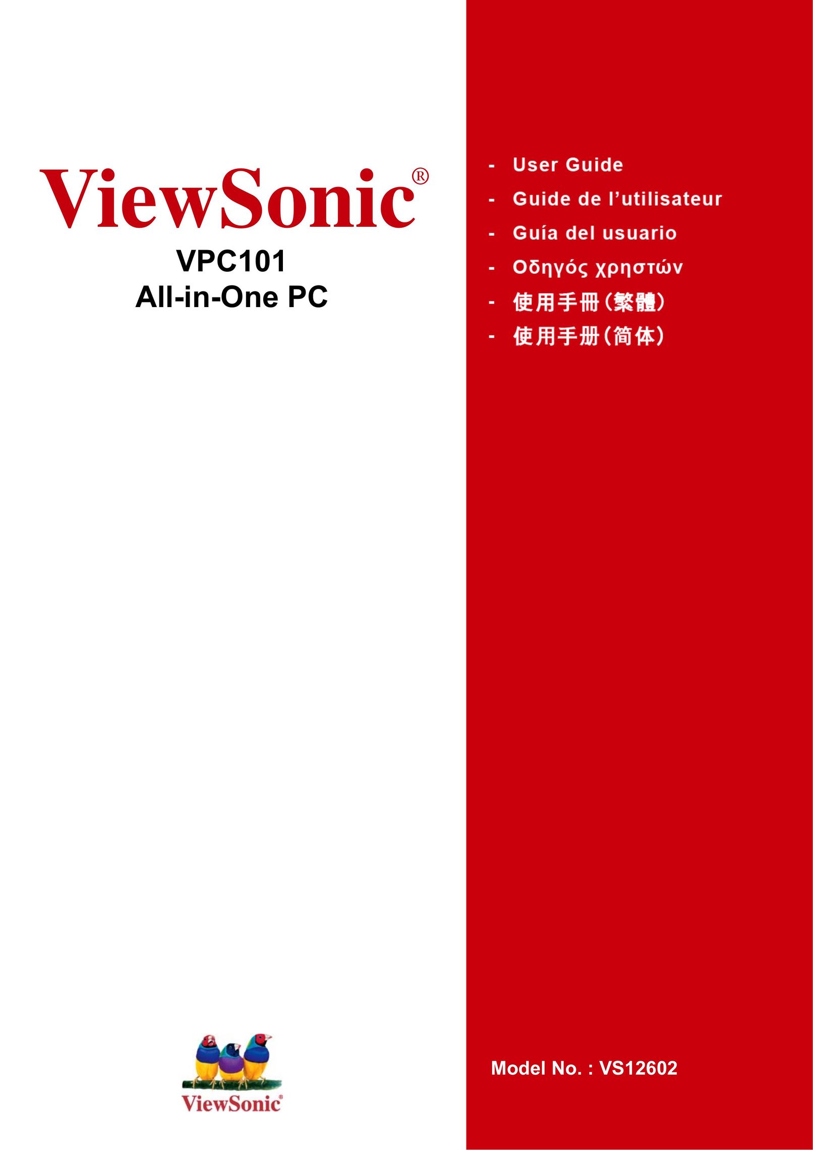ViewSonic VS12602 Personal Computer User Manual
