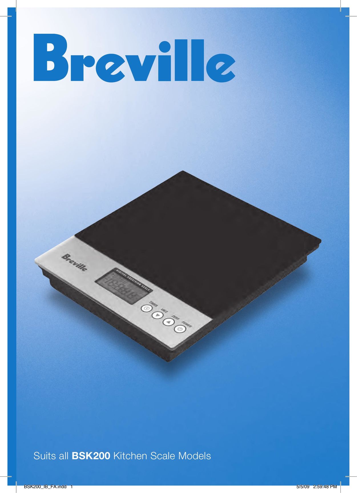 Breville BSK200 Postal Equipment User Manual