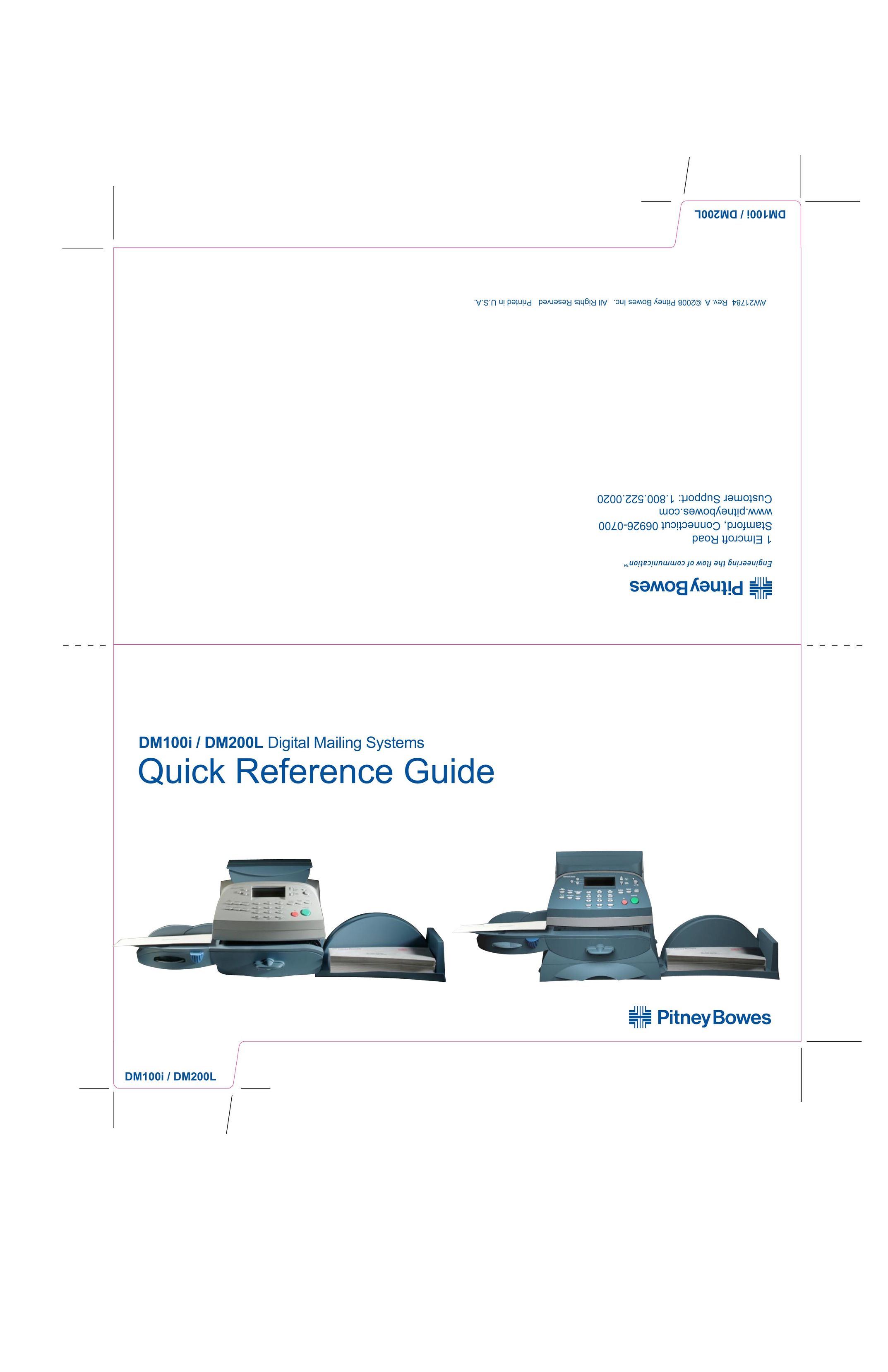 Pitney Bowes DM100i Postal Equipment User Manual