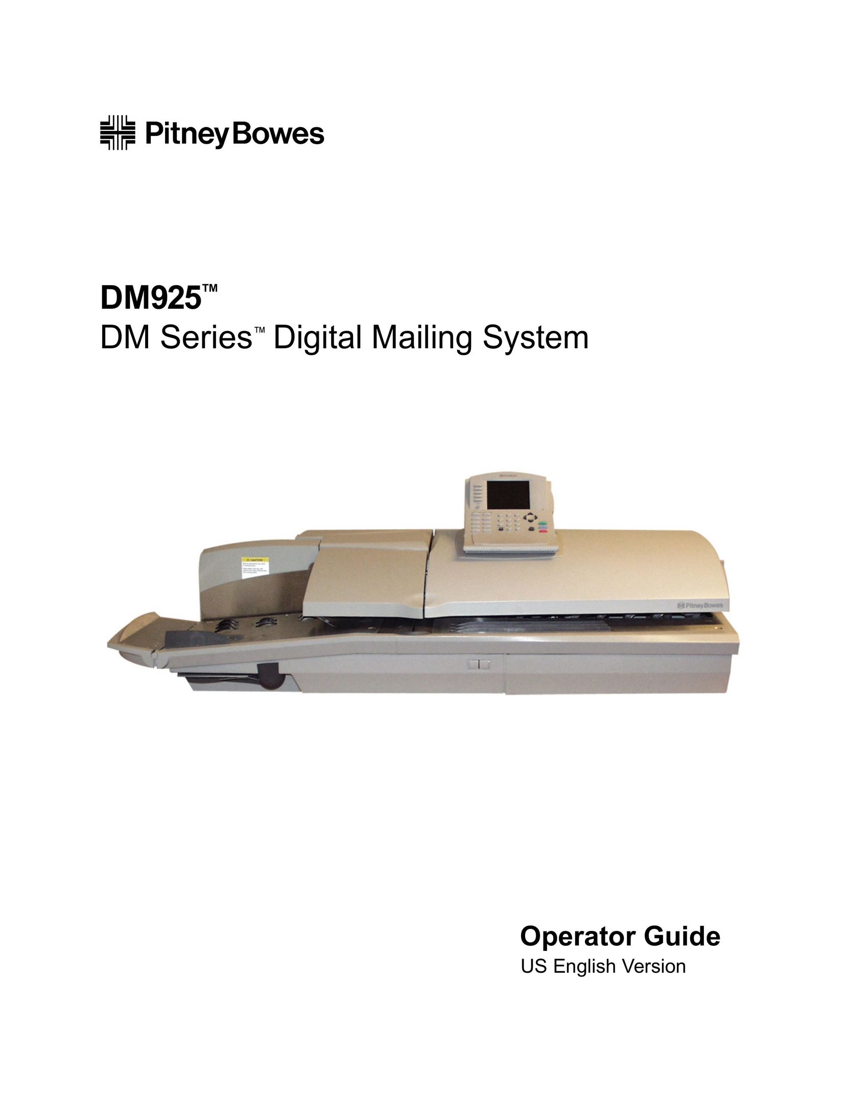 Pitney Bowes DM925 Postal Equipment User Manual