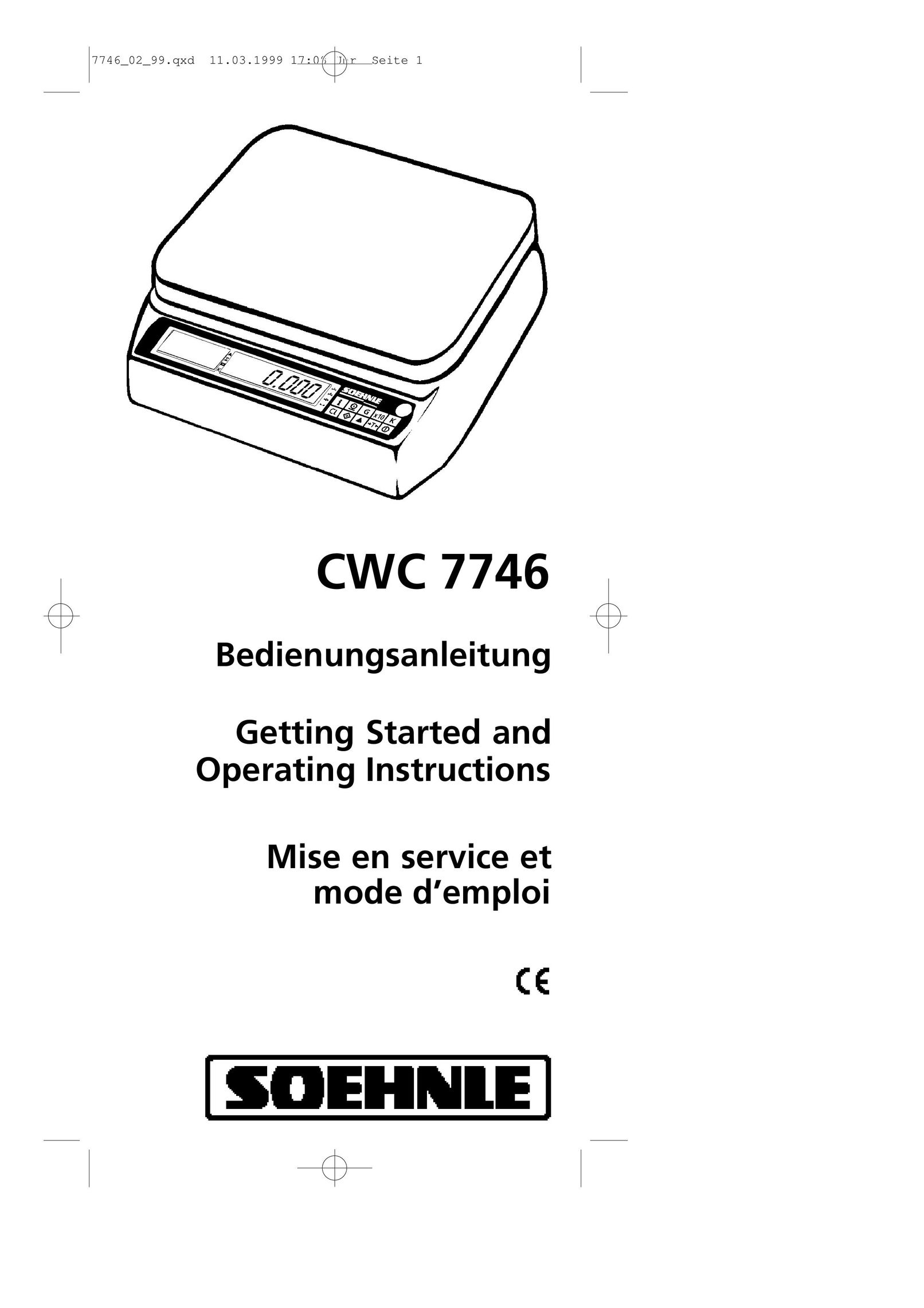 Soehnle CWC7746 Postal Equipment User Manual