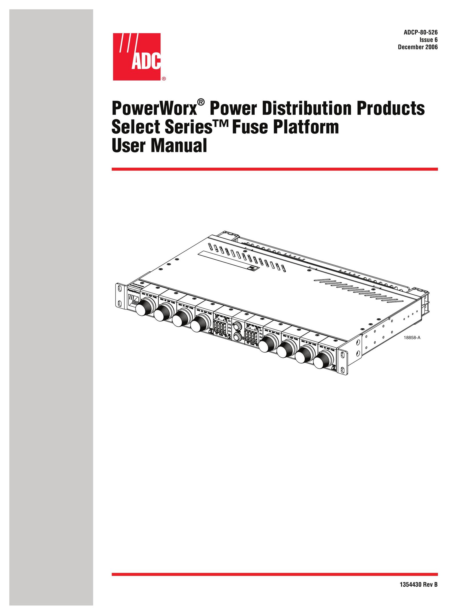 ADC Power Distribution Products Power Supply User Manual