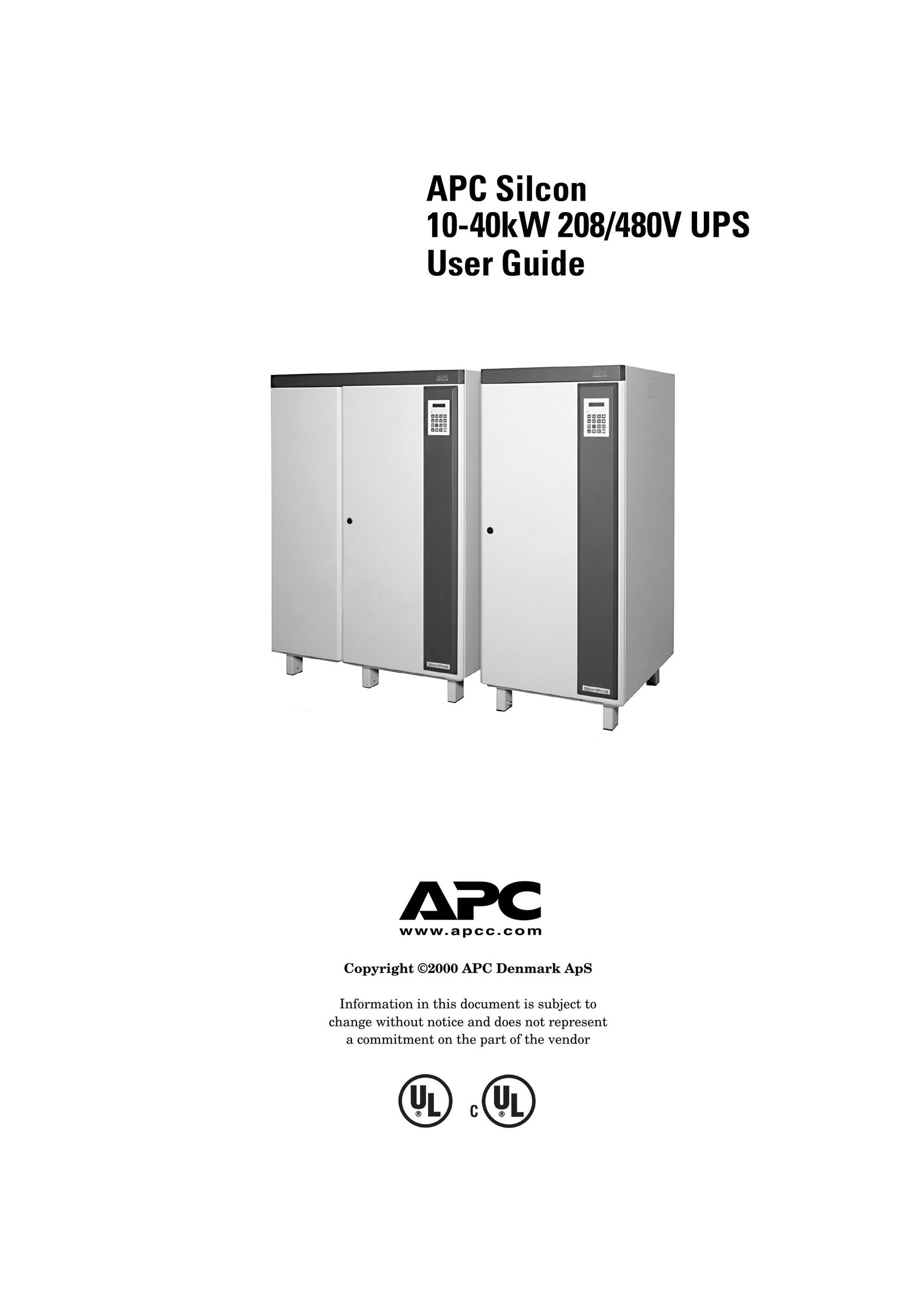 American Power Conversion 10-40kW 208/480V Power Supply User Manual