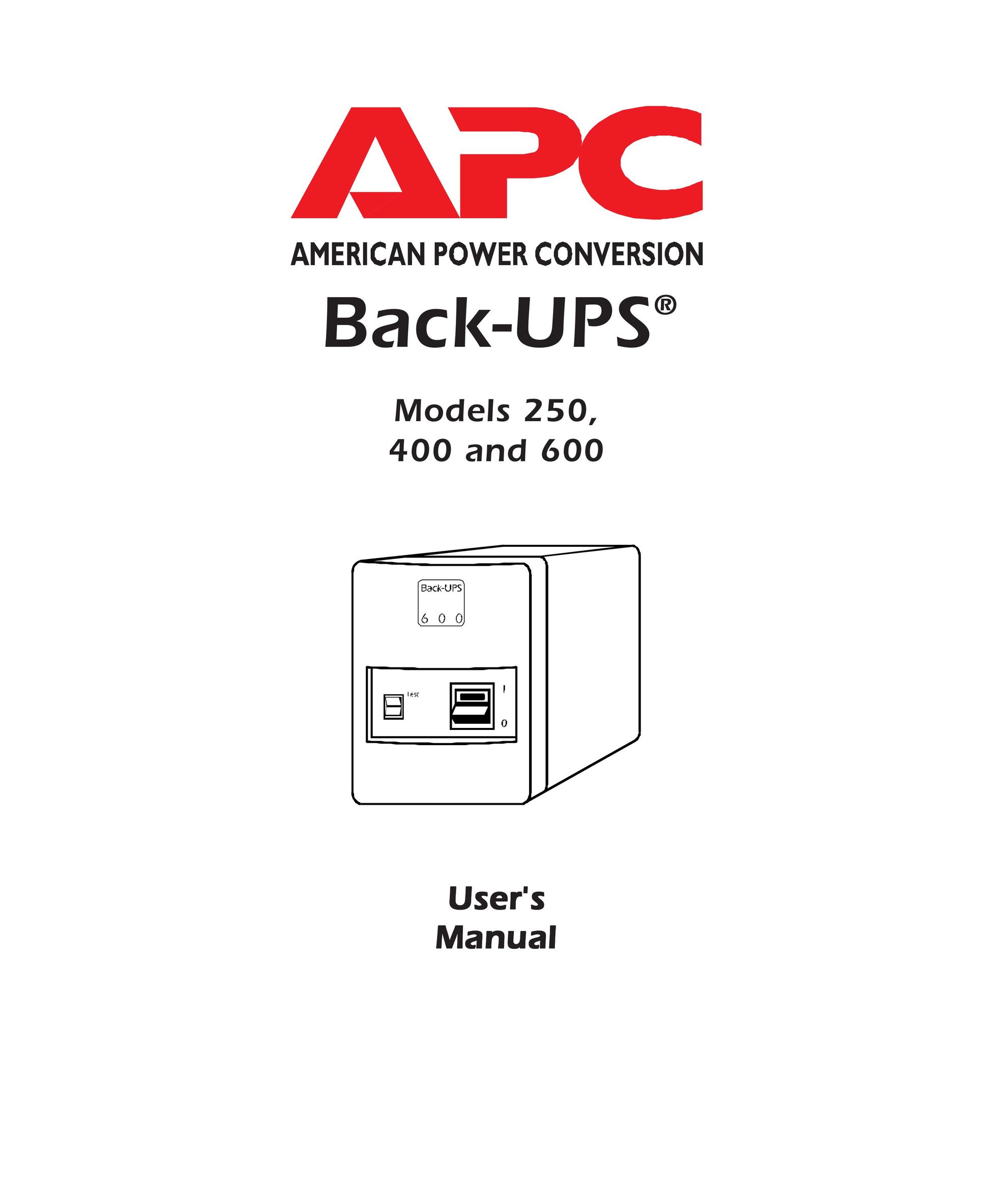 American Power Conversion 250 Power Supply User Manual