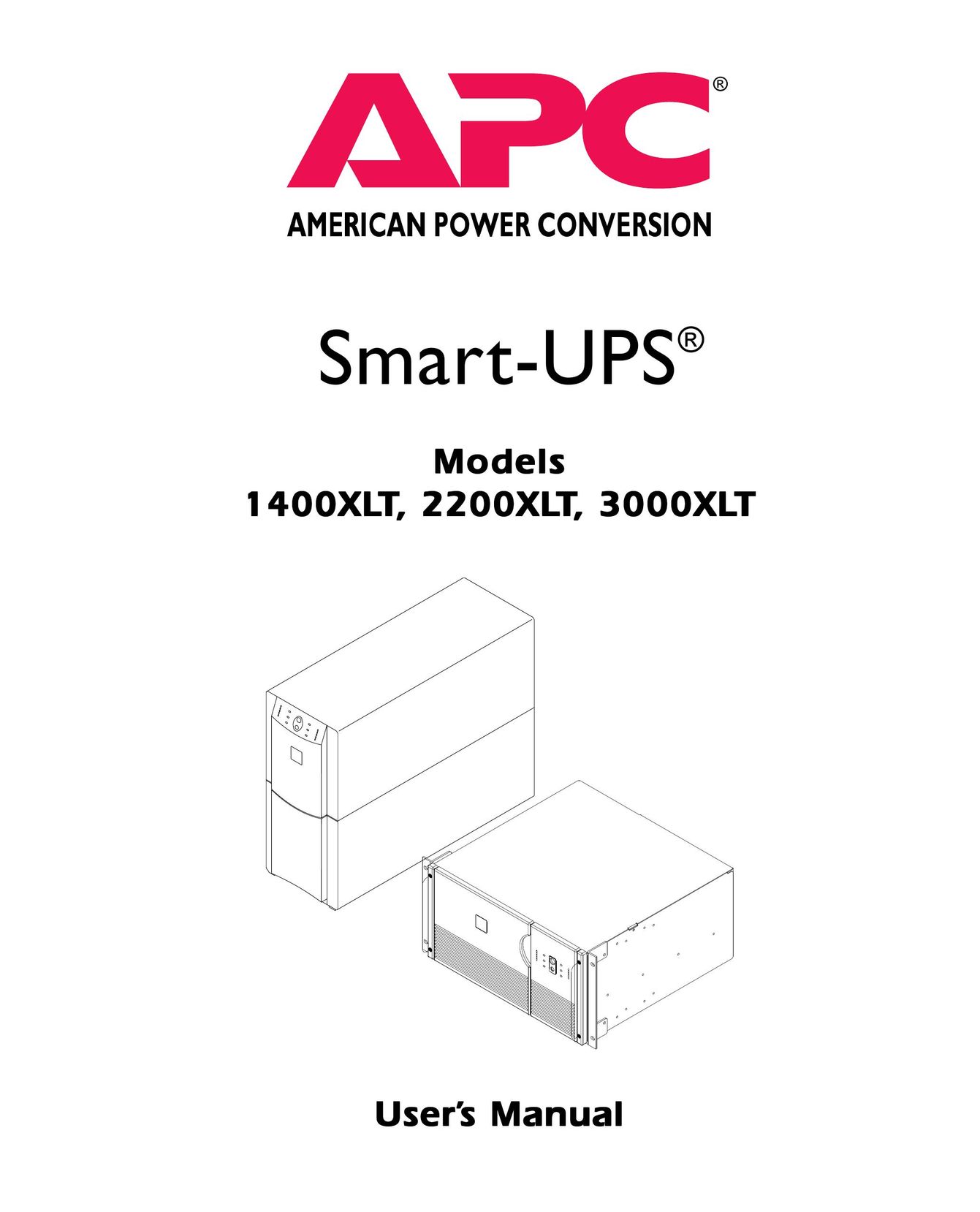 APC 1400XLT Power Supply User Manual