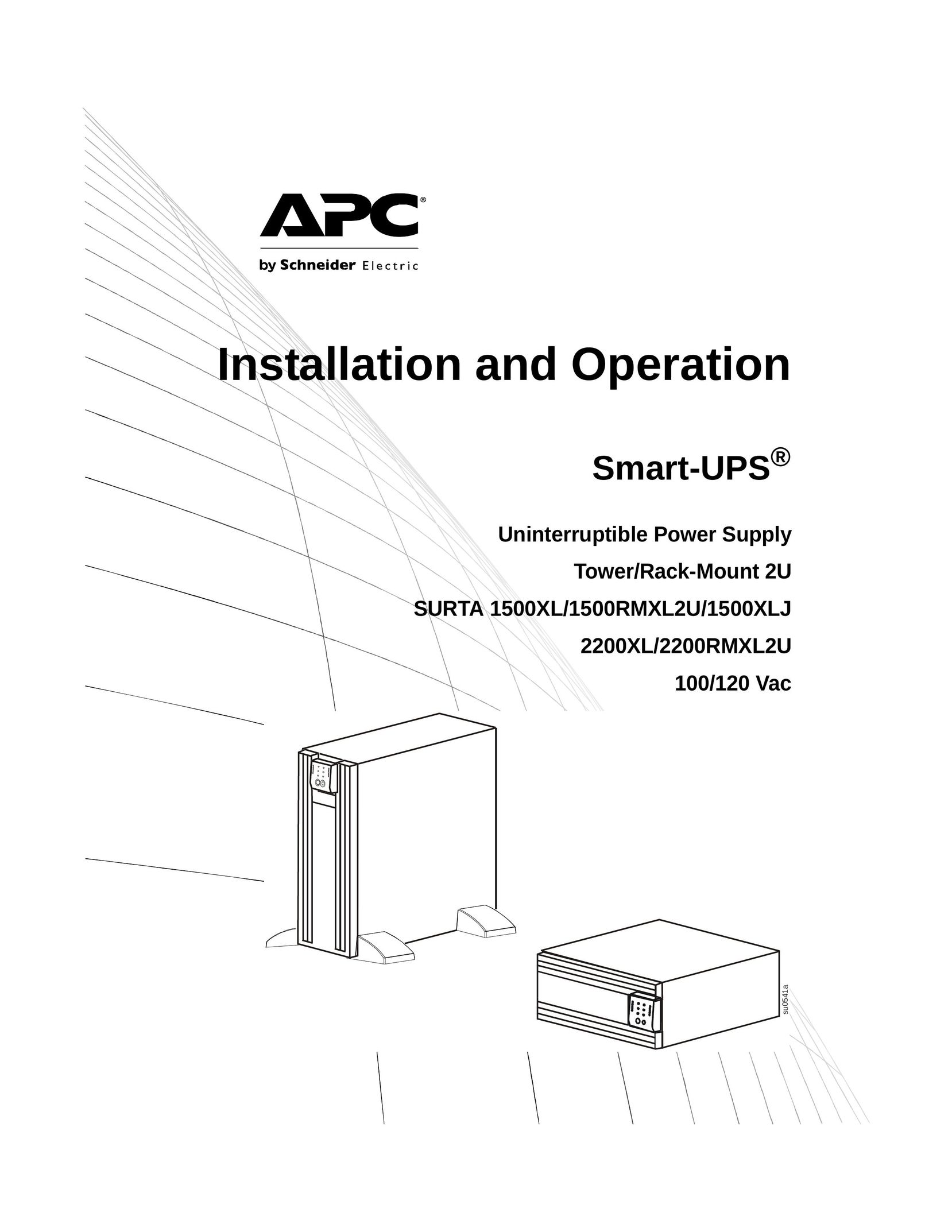 APC 1500RMXL2U Power Supply User Manual
