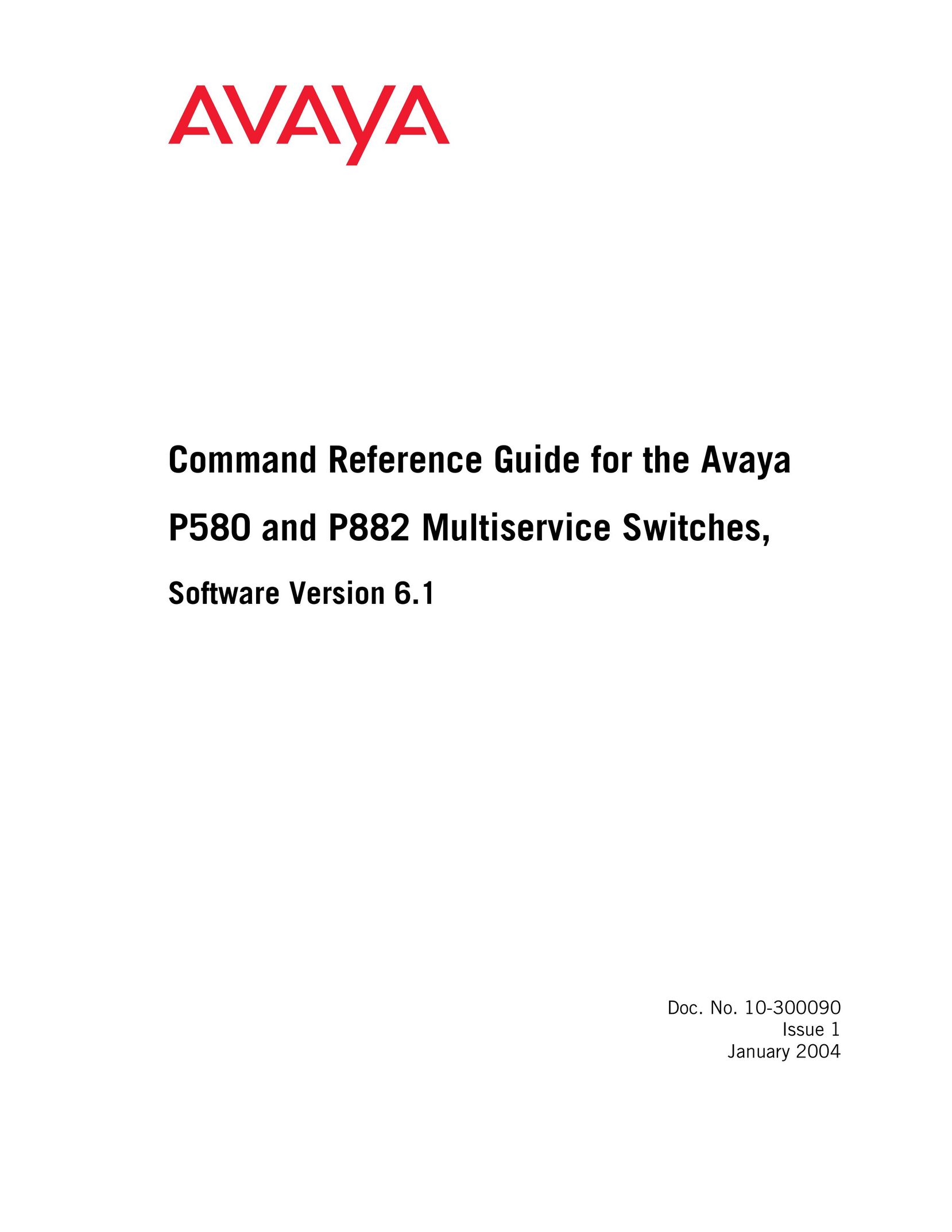 Avaya 106760804 Power Supply User Manual