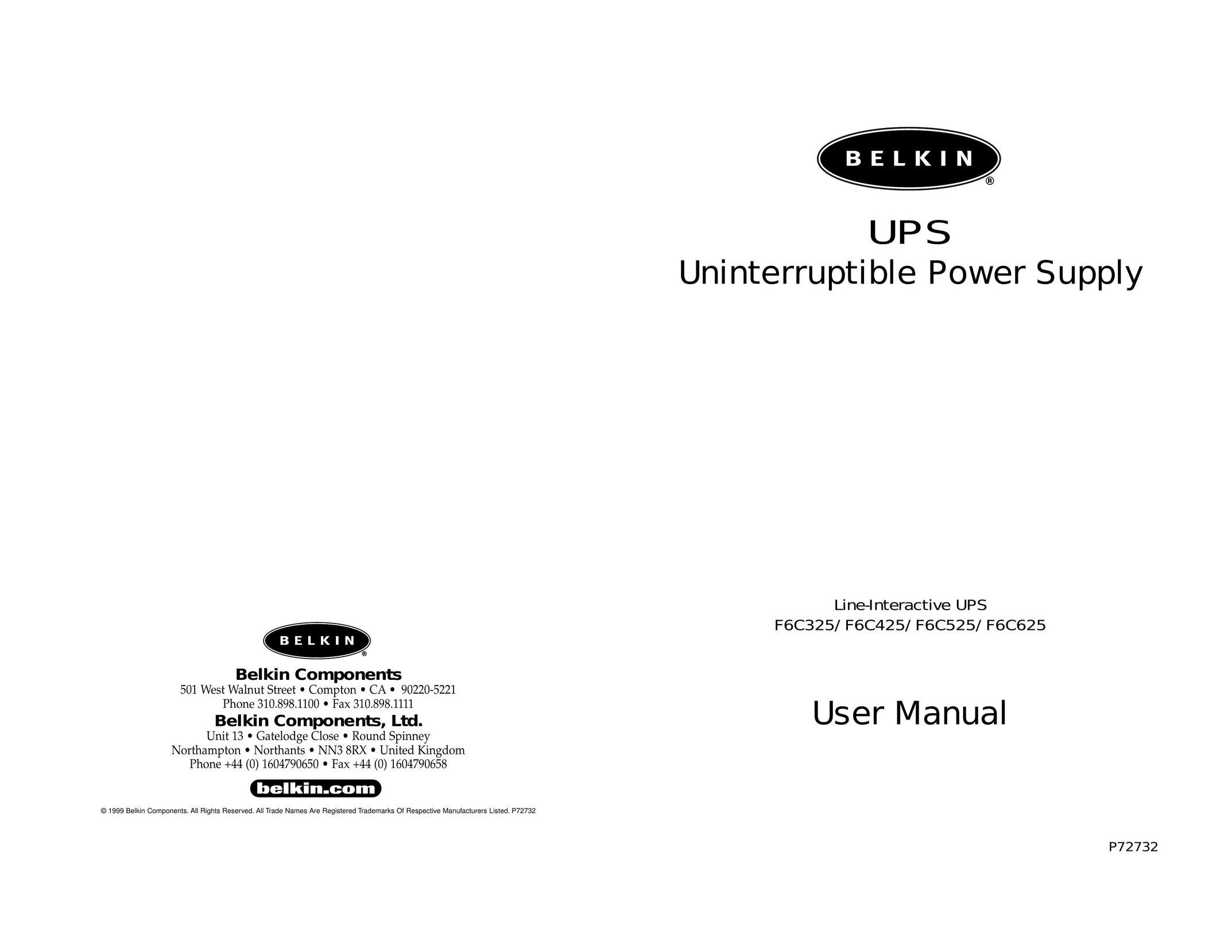 Belkin F6C525 Power Supply User Manual