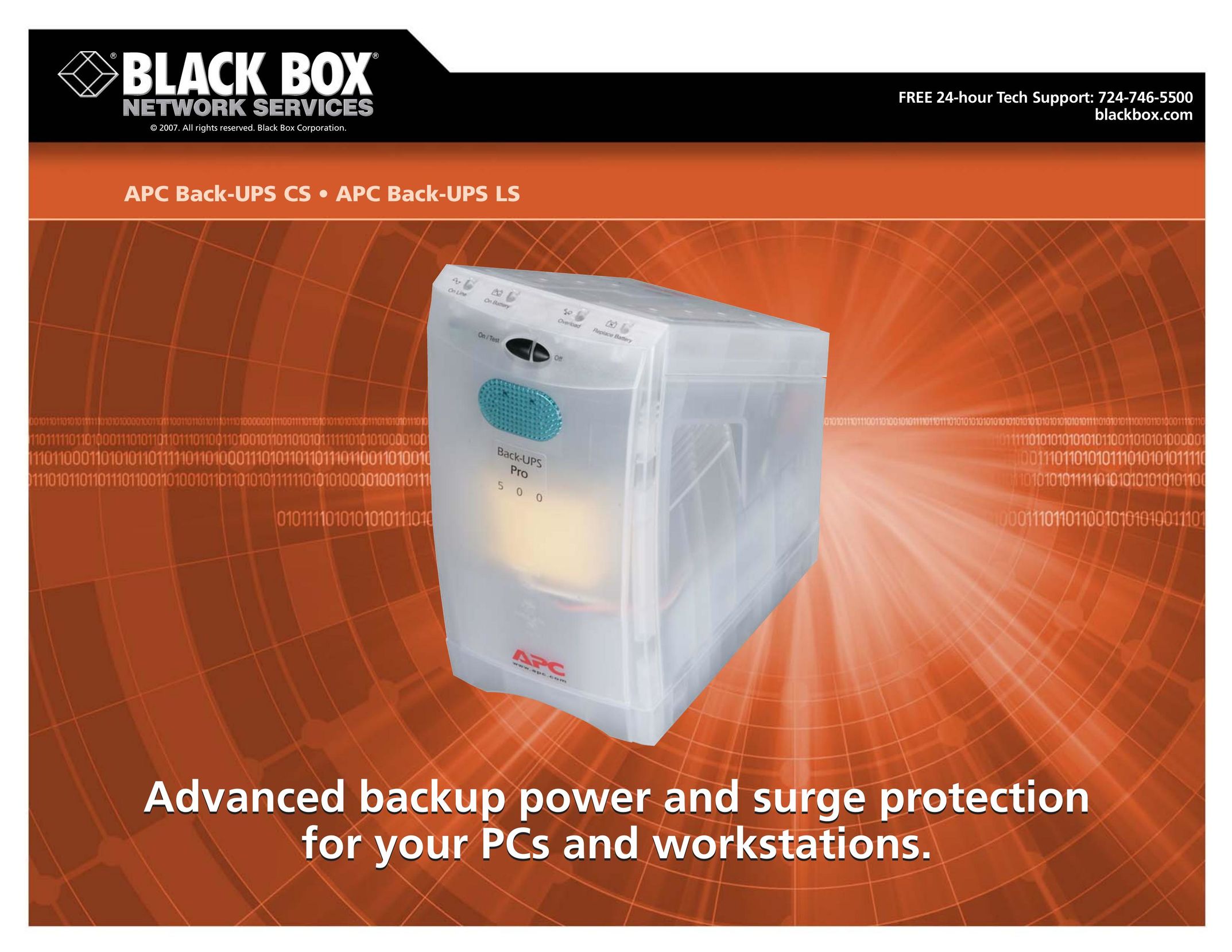 Black Box LS Power Supply User Manual