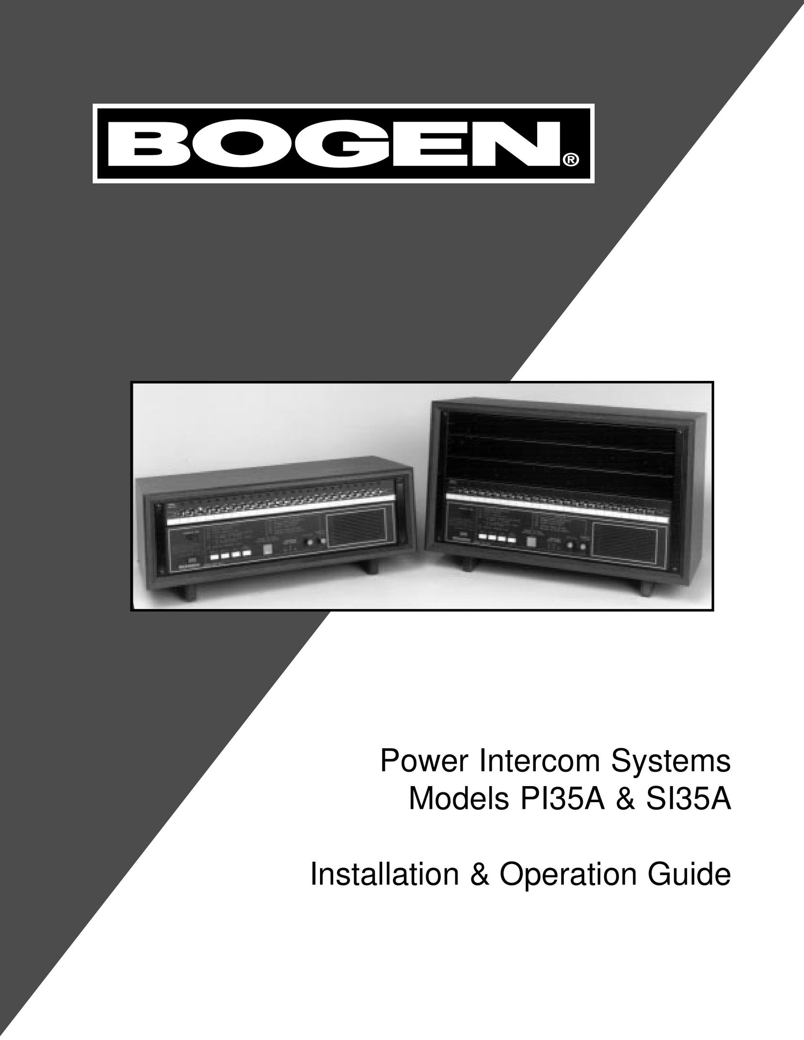 Bogen PI35A Power Supply User Manual