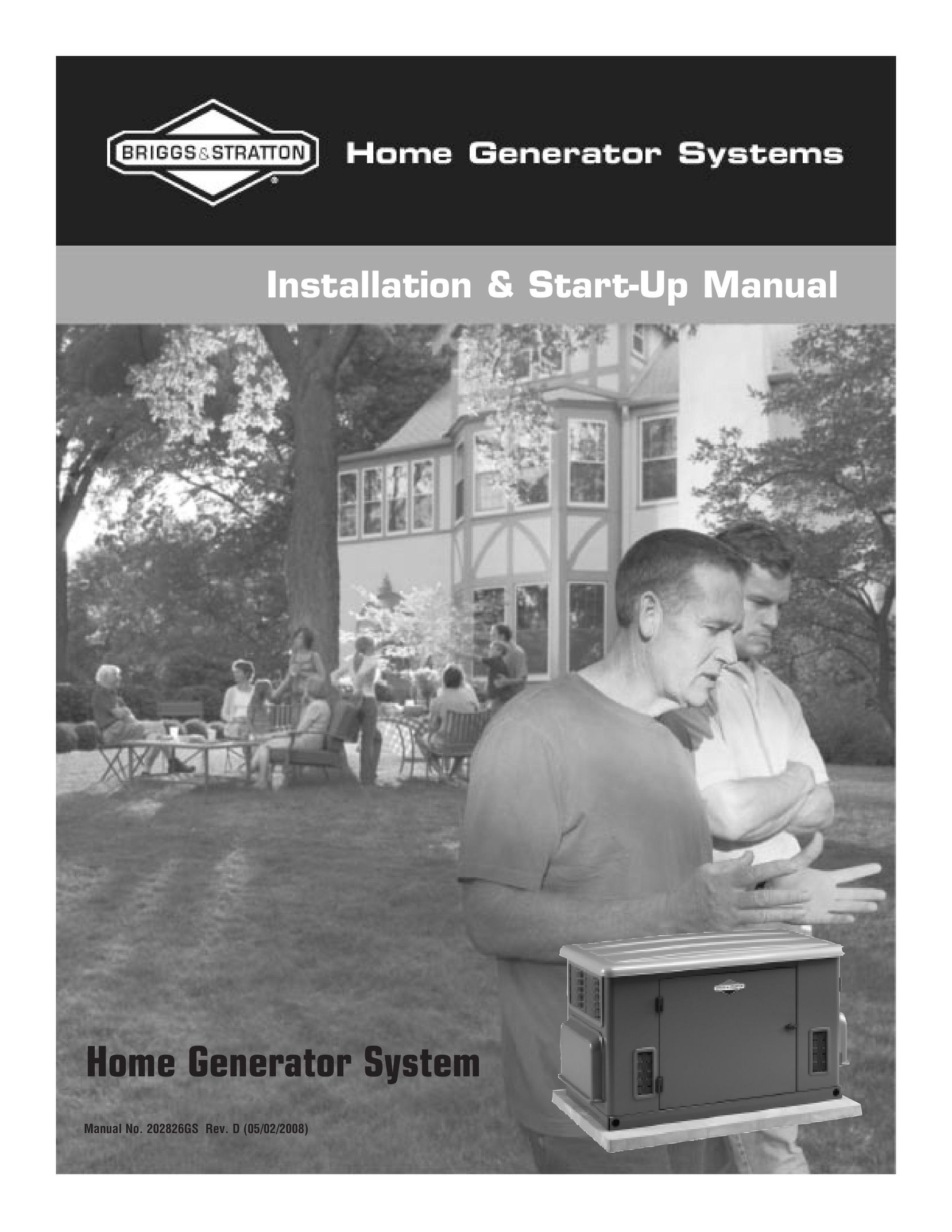 Briggs & Stratton 202826GS Power Supply User Manual
