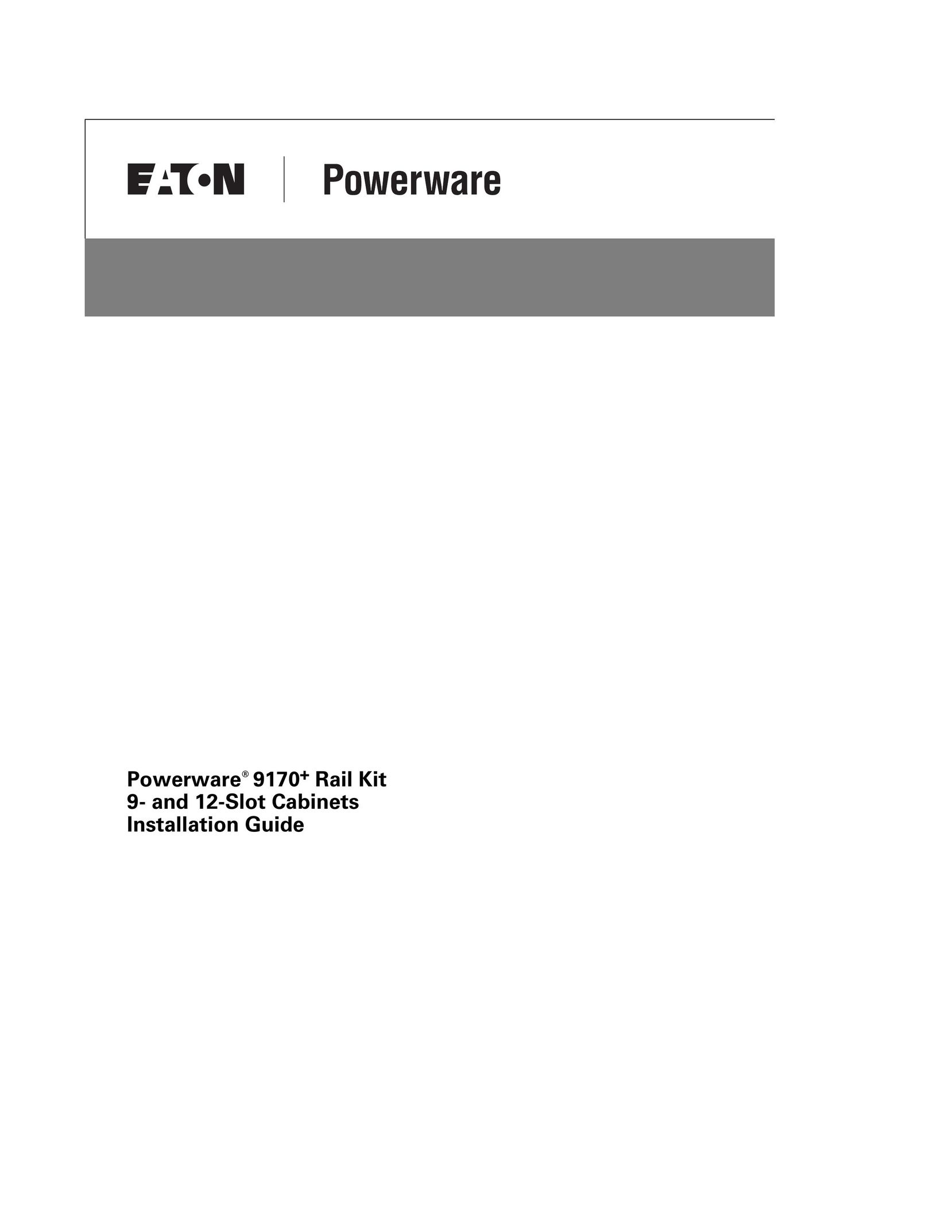 Eaton Electrical 9170+ Power Supply User Manual