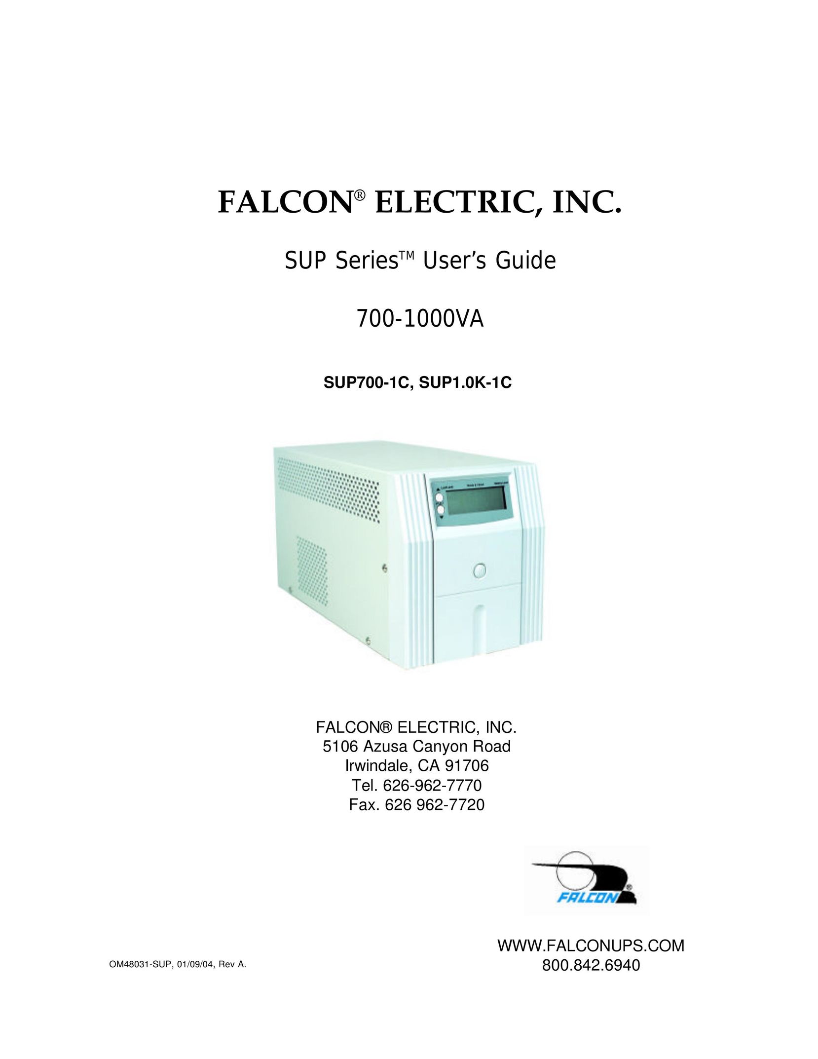 Falcon SUP1.0K-1C Power Supply User Manual