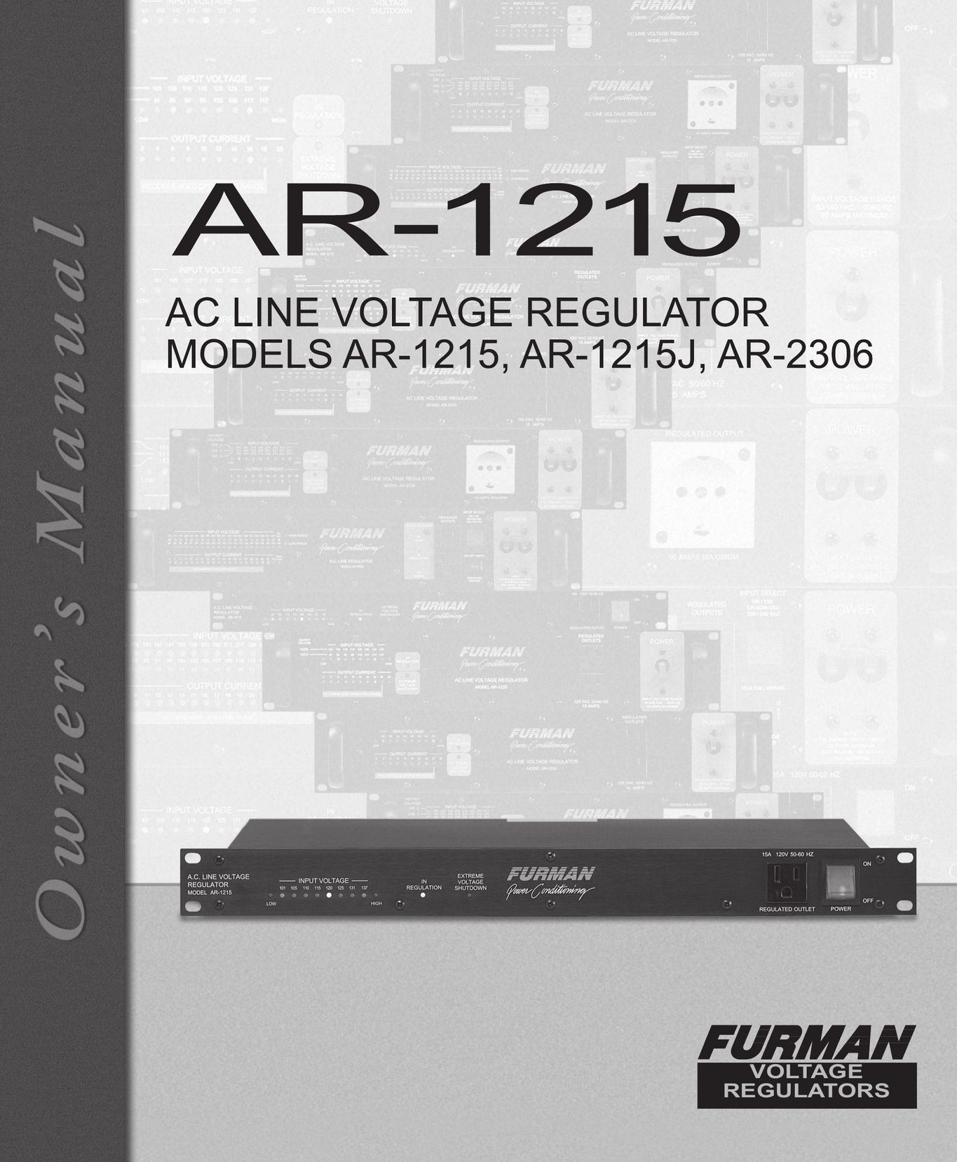 Furman Sound AR-1215 Power Supply User Manual