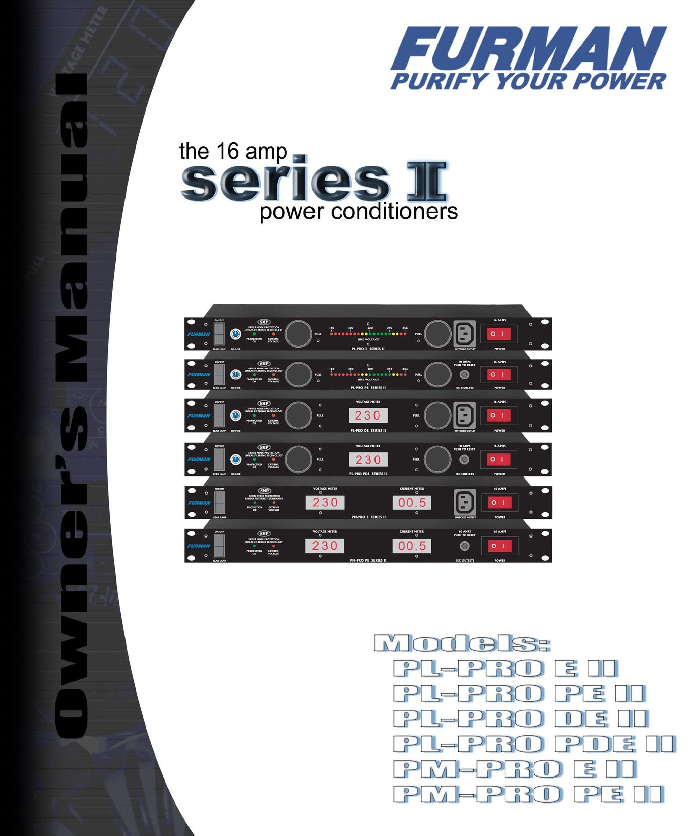 Furman Sound PL-PRO E II Power Supply User Manual