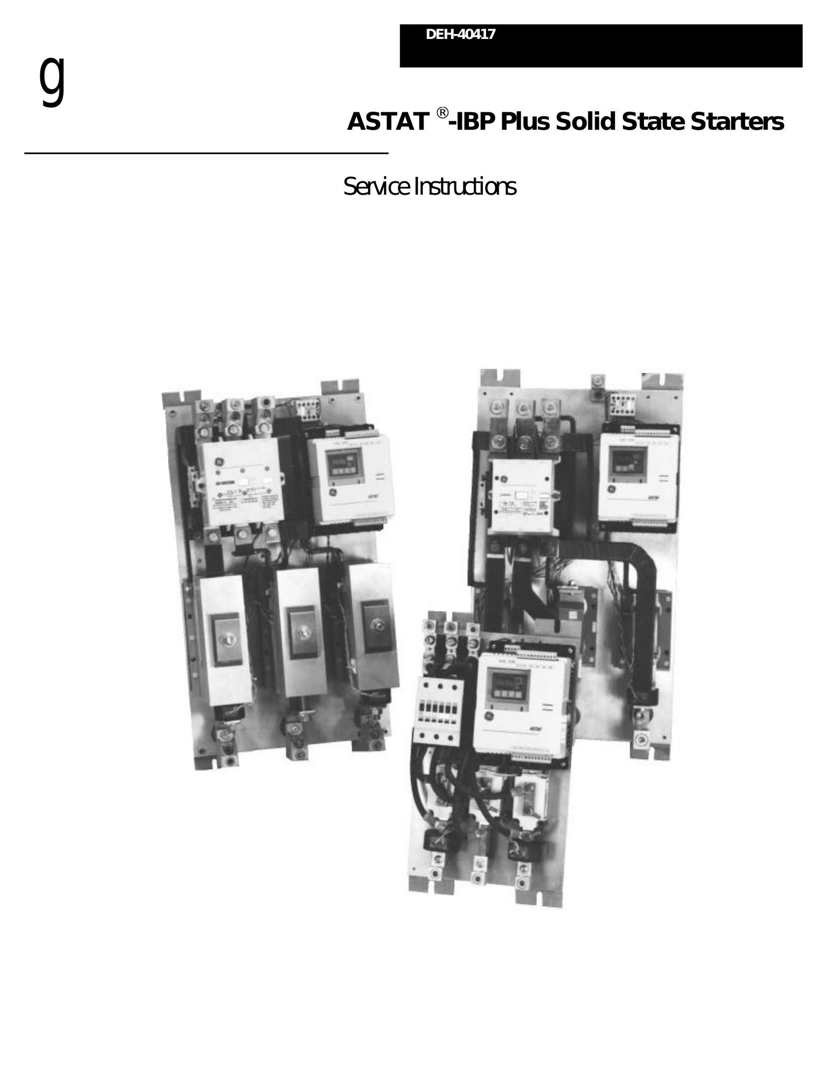 GE DEH-40417 Power Supply User Manual