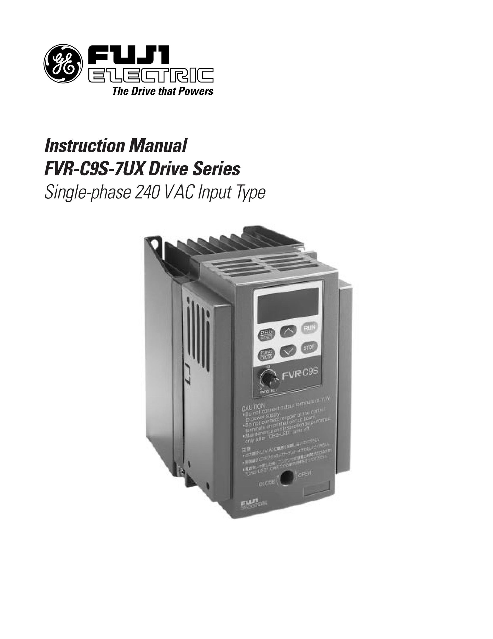 GE FVR-C9S-7UX Power Supply User Manual