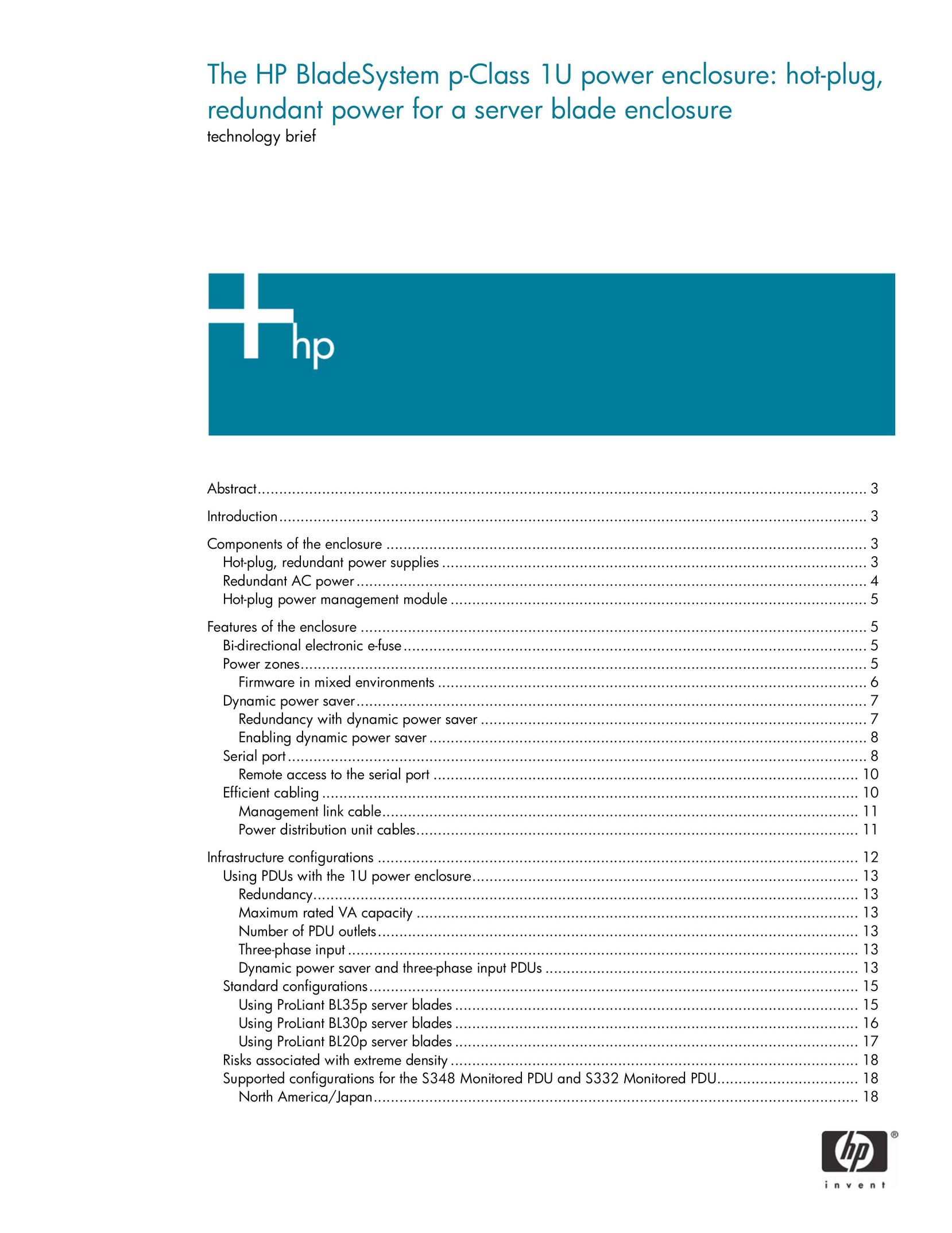 HP (Hewlett-Packard) 1U Power Supply User Manual