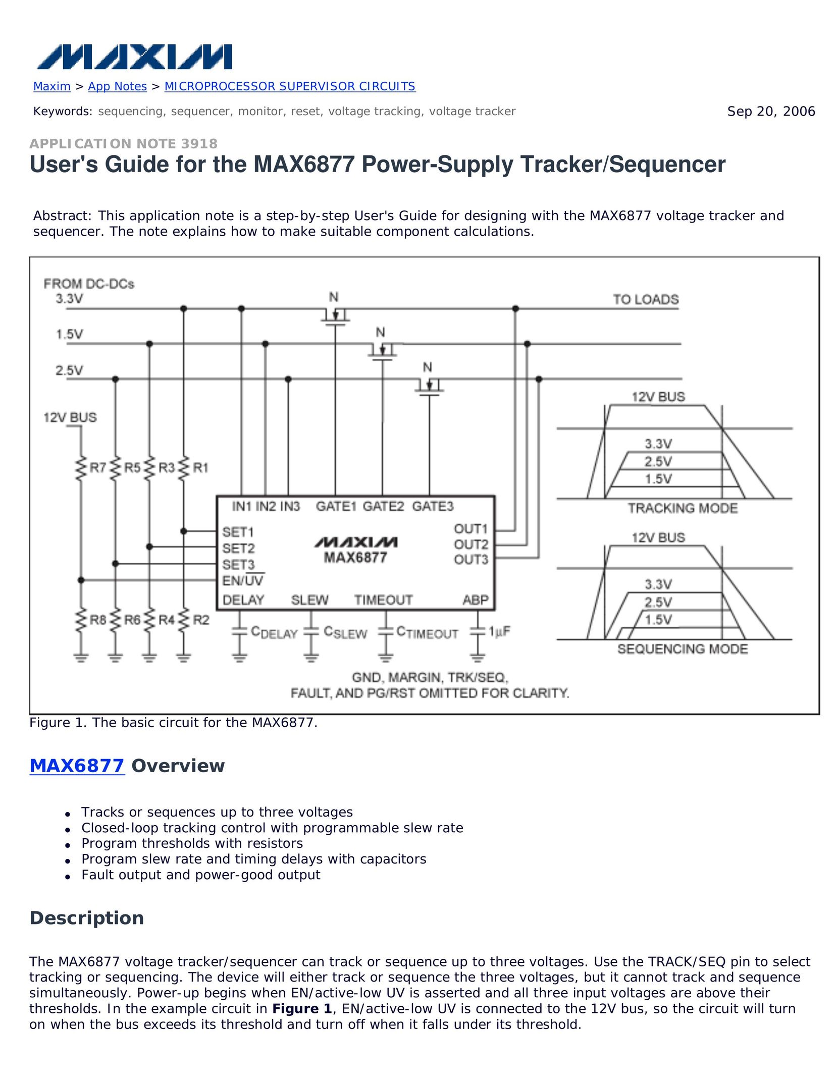 Maxim MAX6877 Power Supply User Manual
