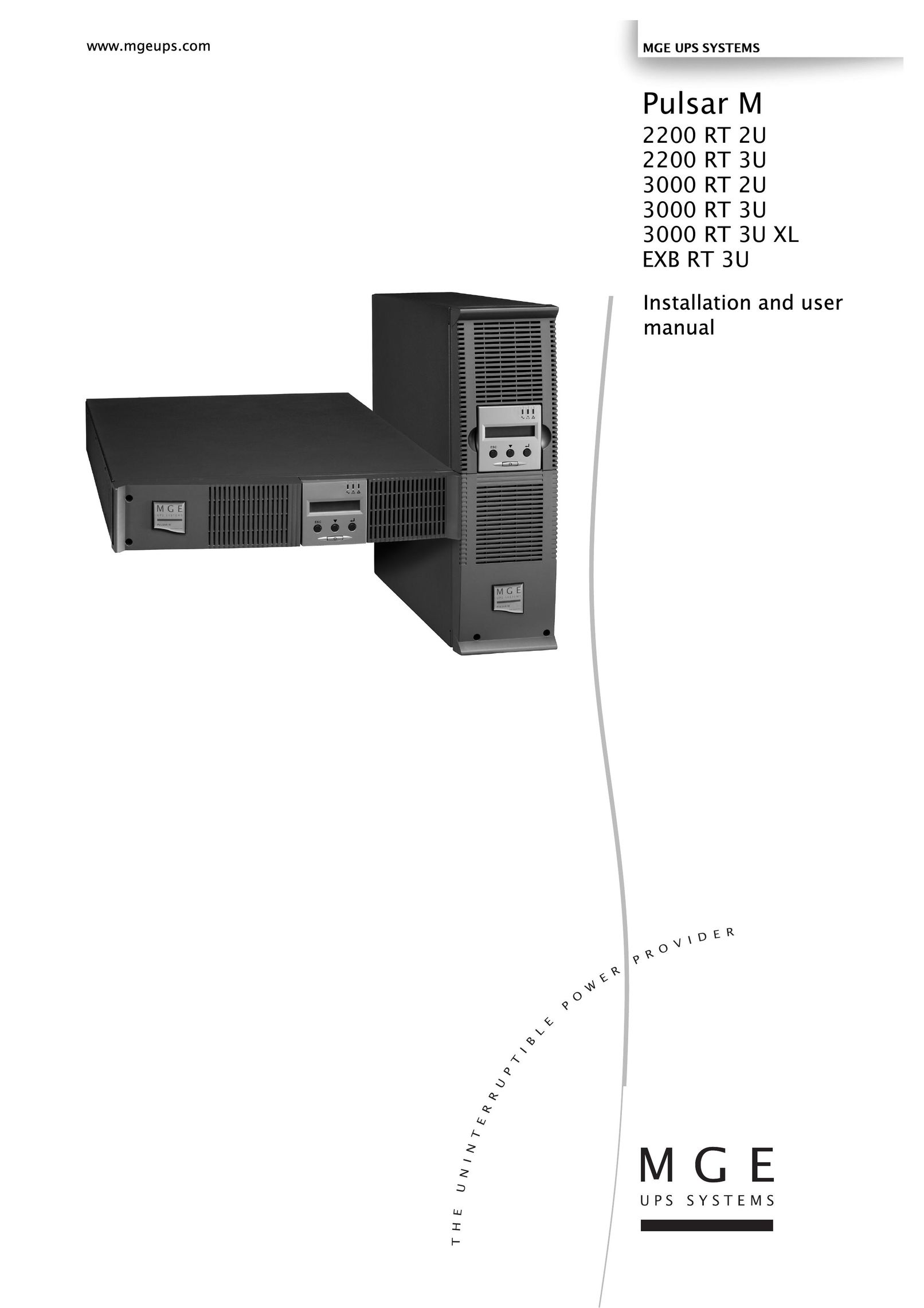 MGE UPS Systems 3000 RT 3U XL Power Supply User Manual