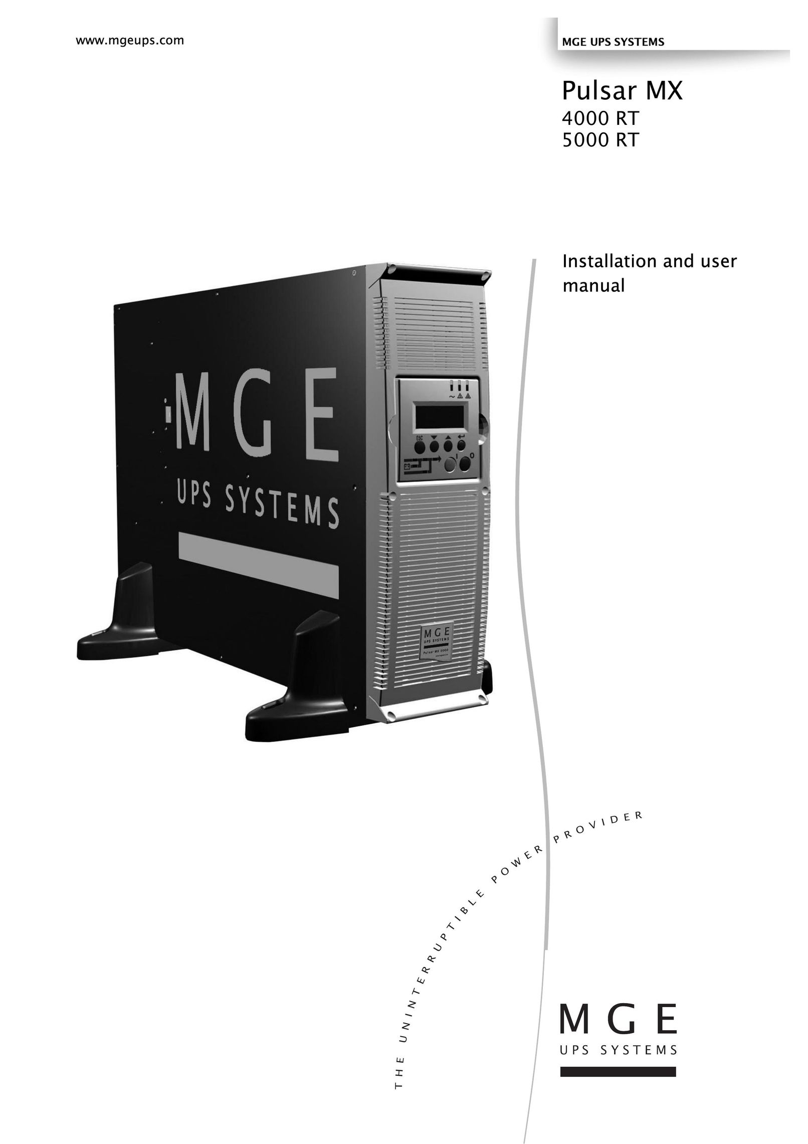 MGE UPS Systems 4000 RT Power Supply User Manual
