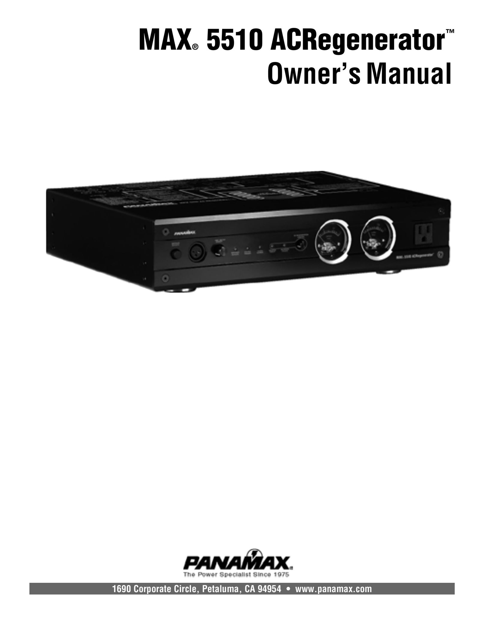 Panamax MAX 5510 Power Supply User Manual