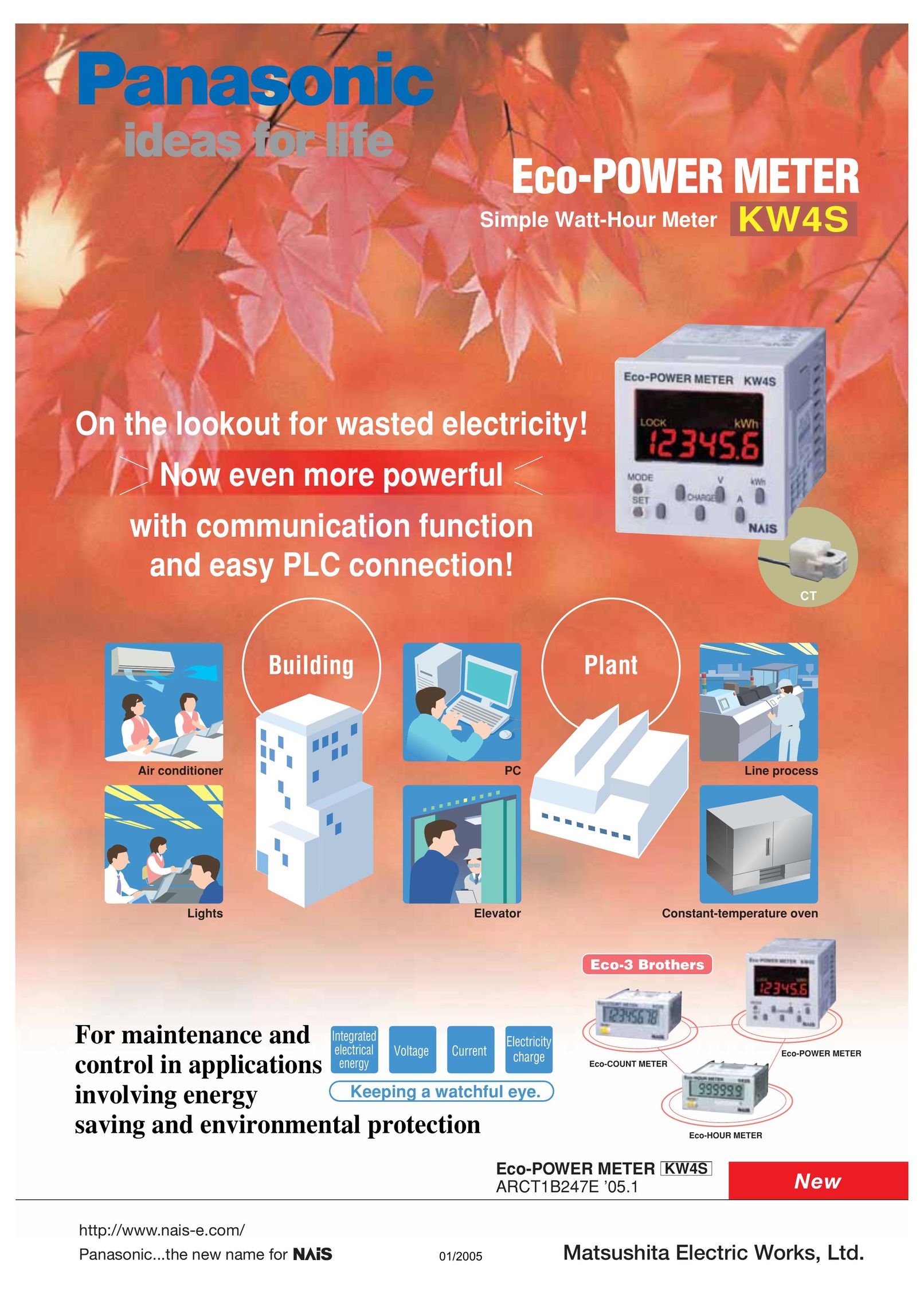 Panasonic KW4S Power Supply User Manual