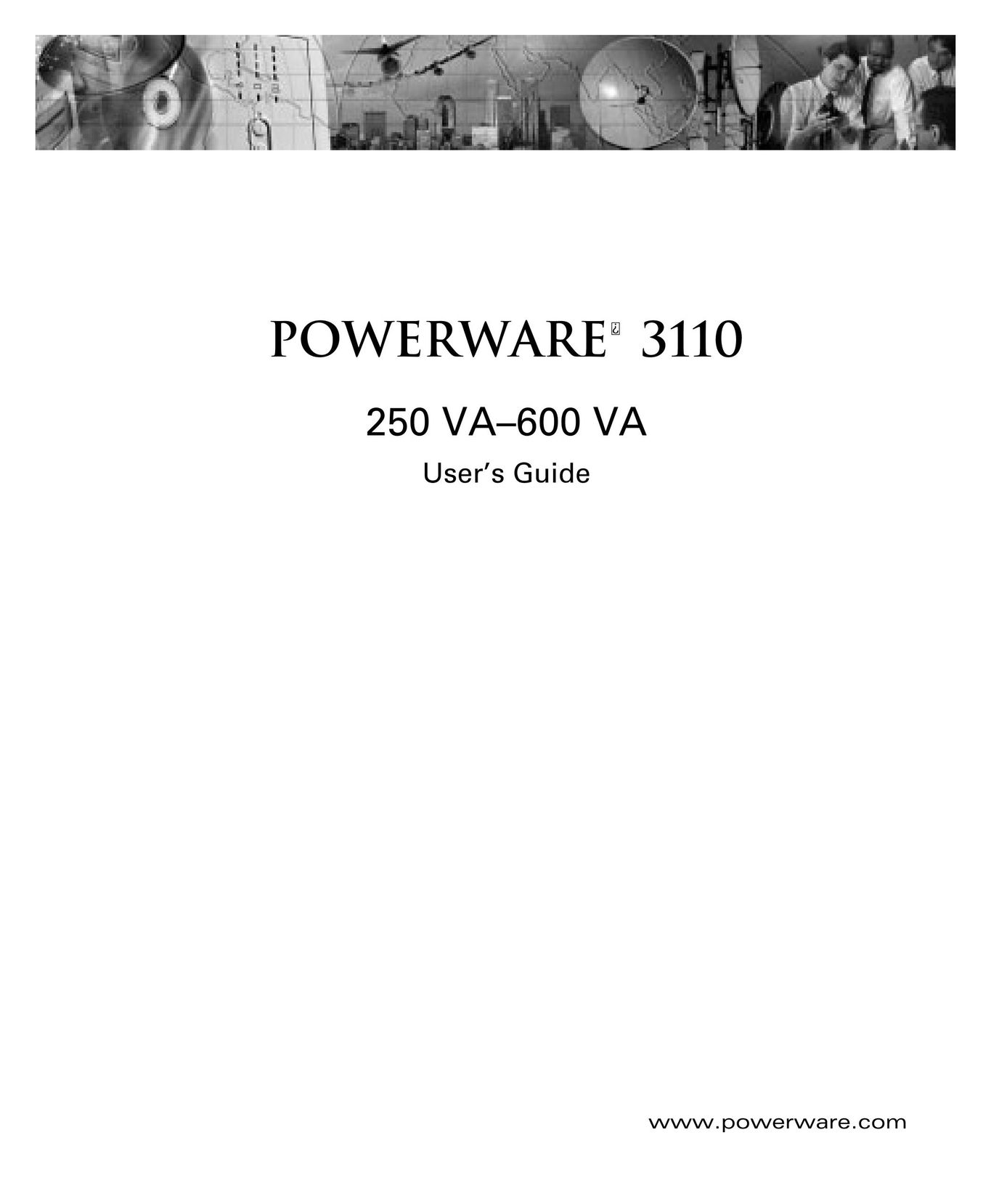 Powerware 3110 Power Supply User Manual