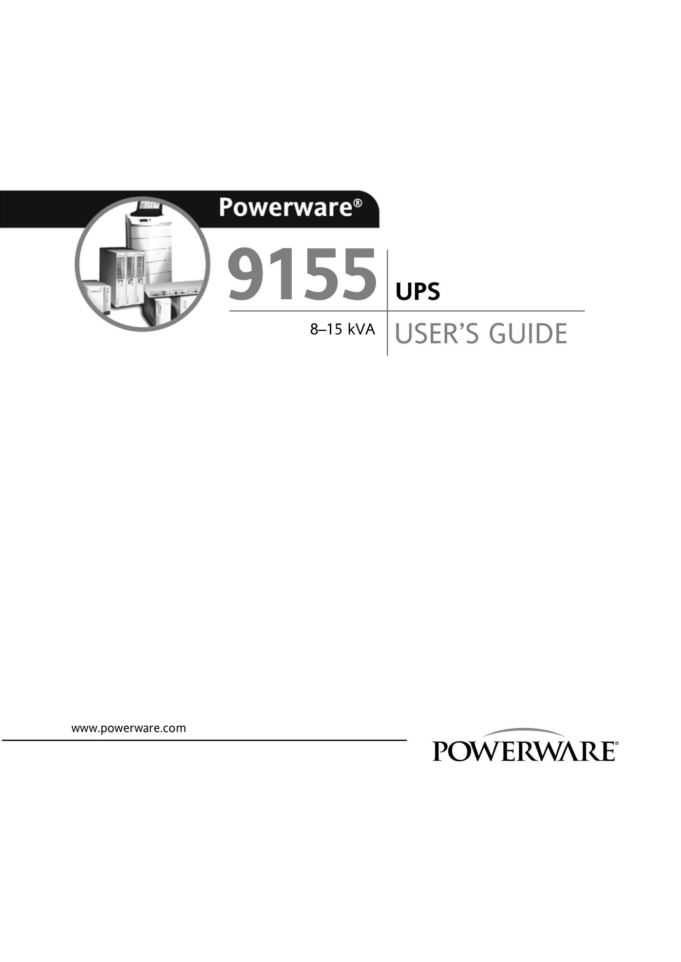 Powerware 9155 Power Supply User Manual
