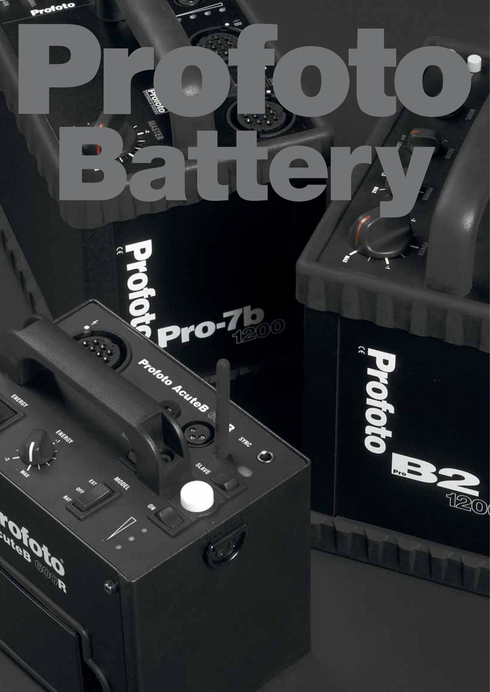 Profoto Pro-7b Power Supply User Manual