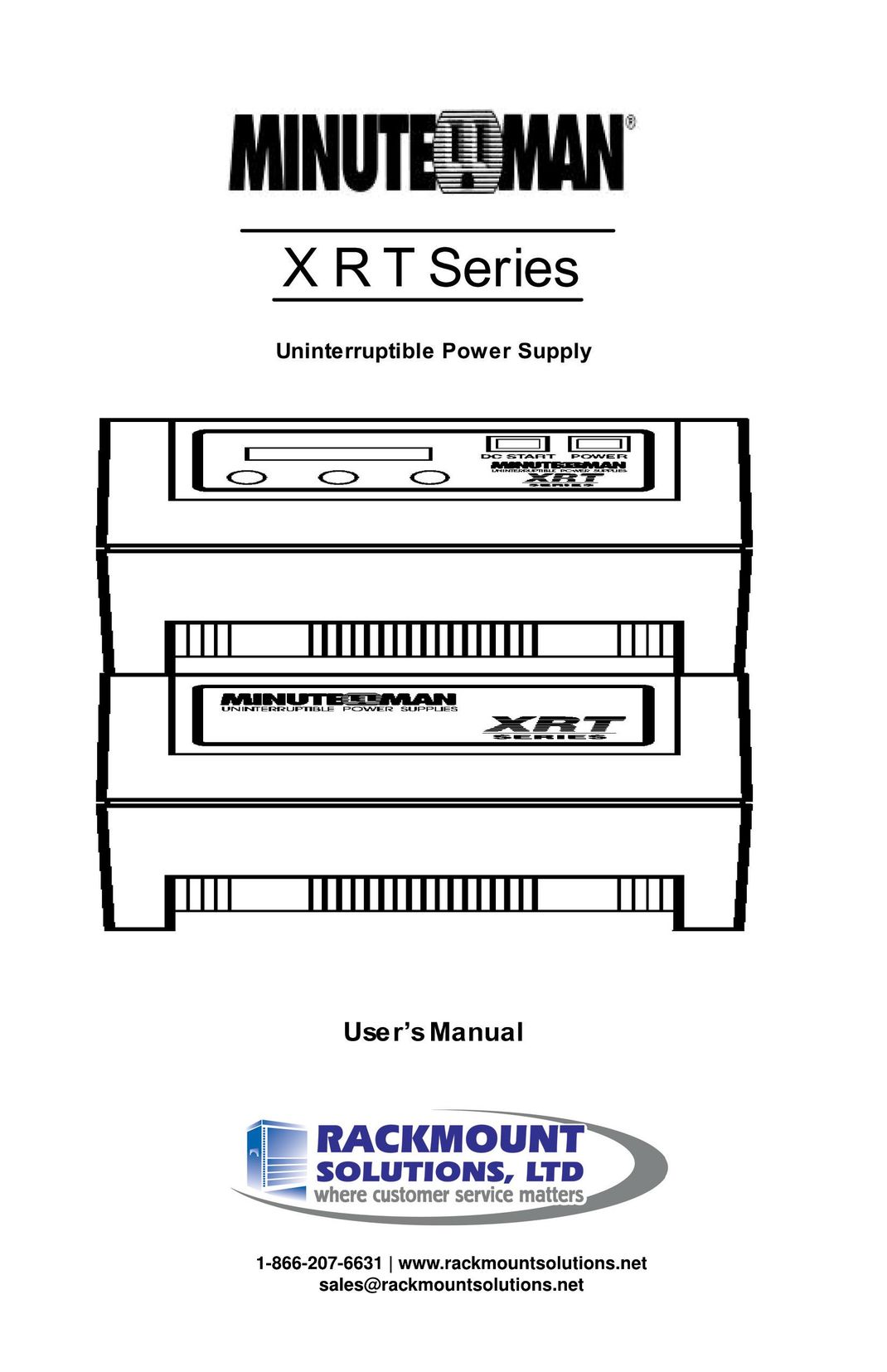 Rackmount Solutions XRT Series Power Supply User Manual