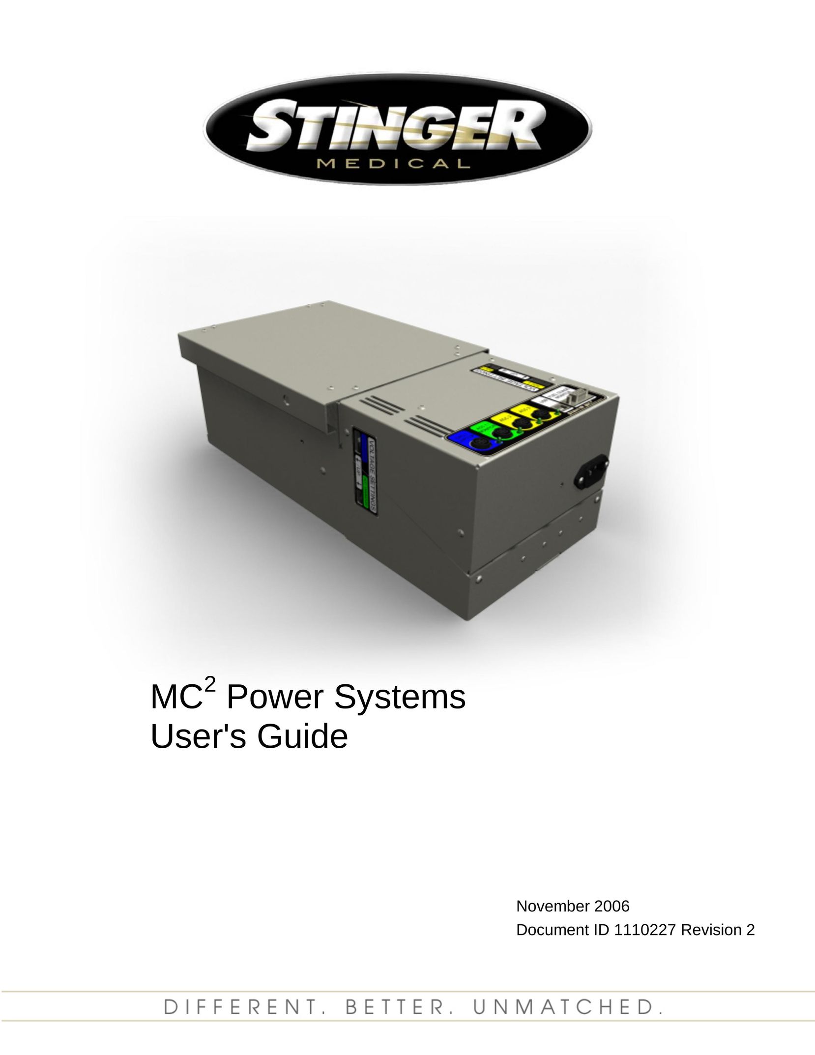 Stinger MC2 Power Supply User Manual