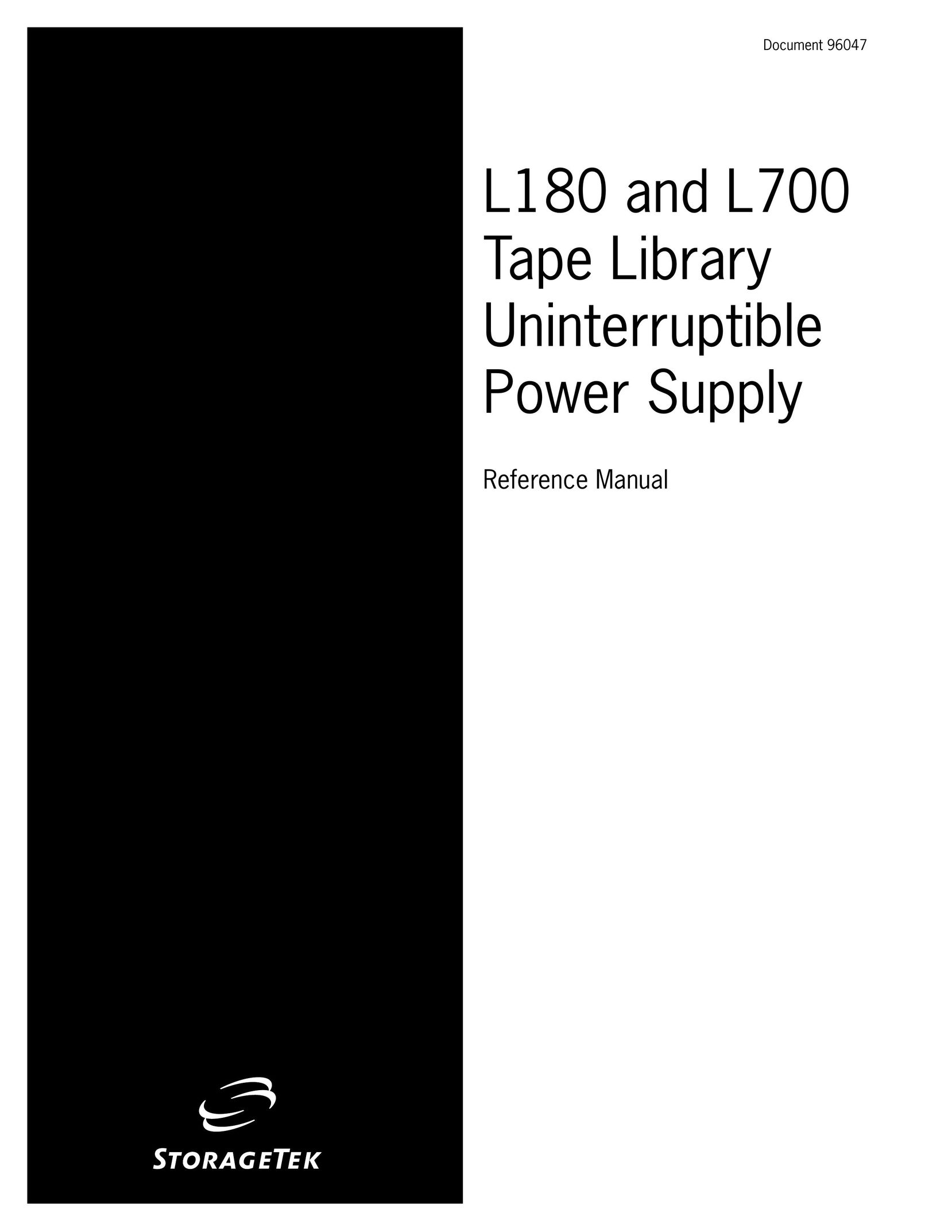StorageTek L180 Power Supply User Manual