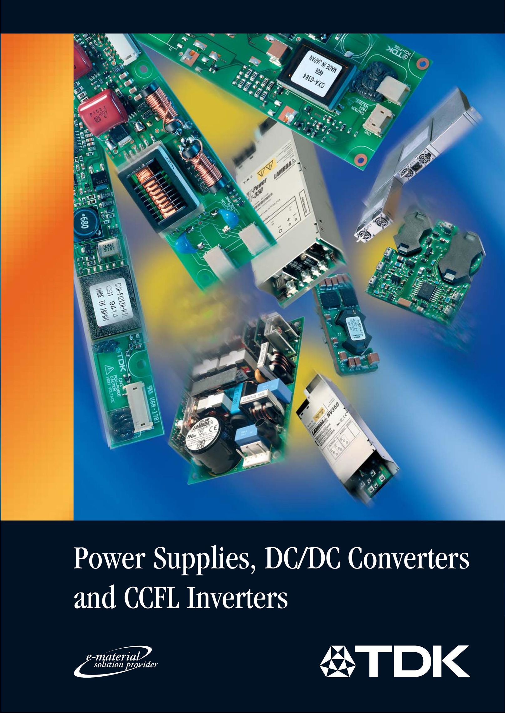 TDK Power Supply/DC to DC Converter/CCFL Inverter Power Supply User Manual