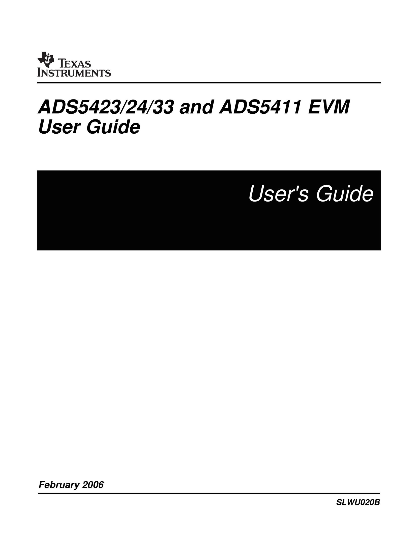 Texas Instruments ADS5411 Power Supply User Manual