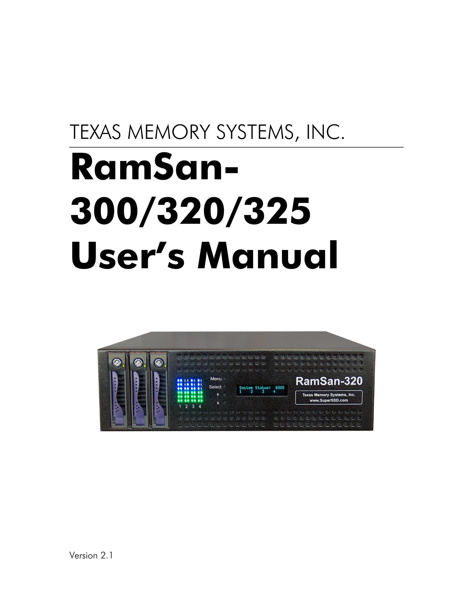 Texas Memory Systems RamSan- 300 Power Supply User Manual