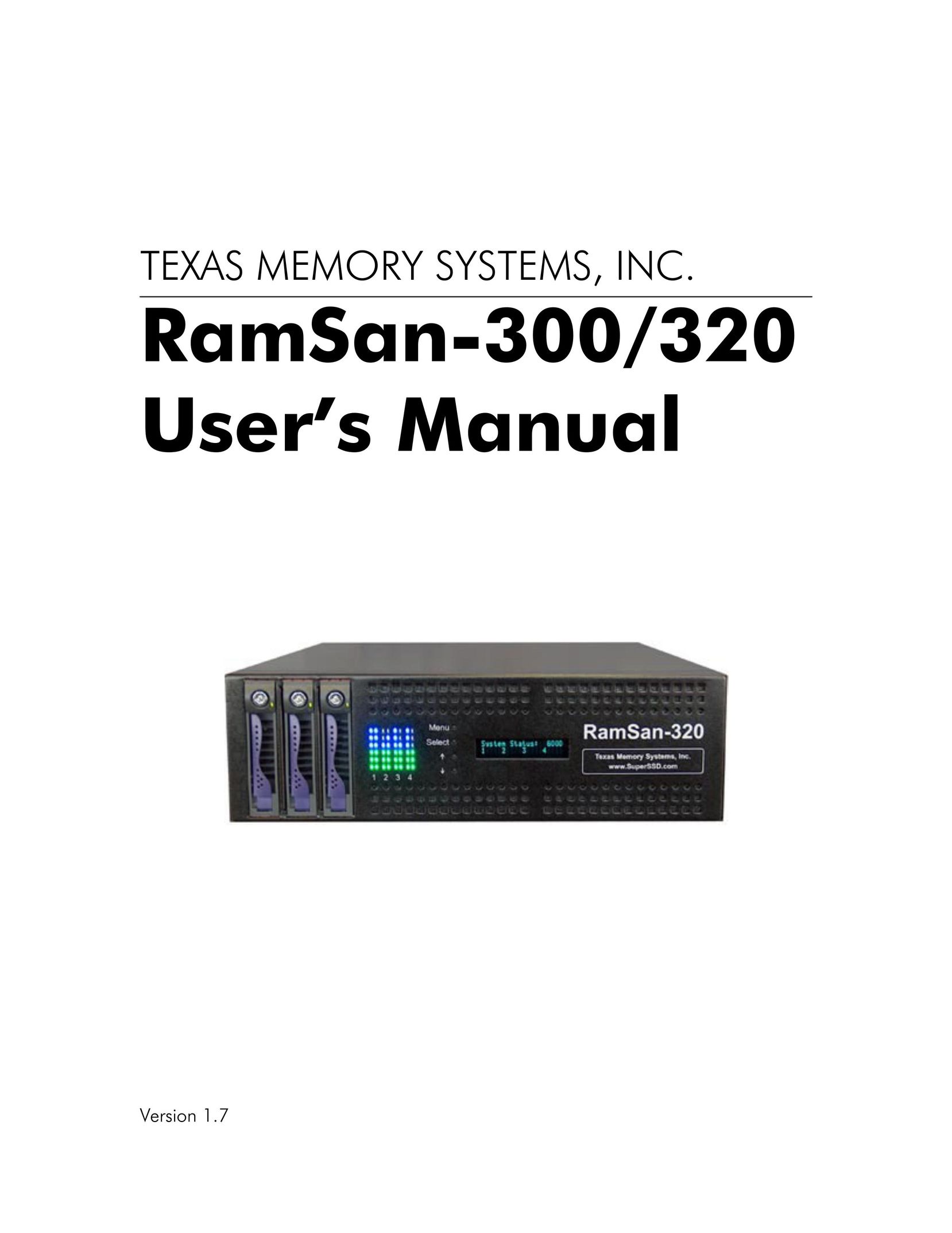 Texas Memory Systems RamSan-300/320 Power Supply User Manual