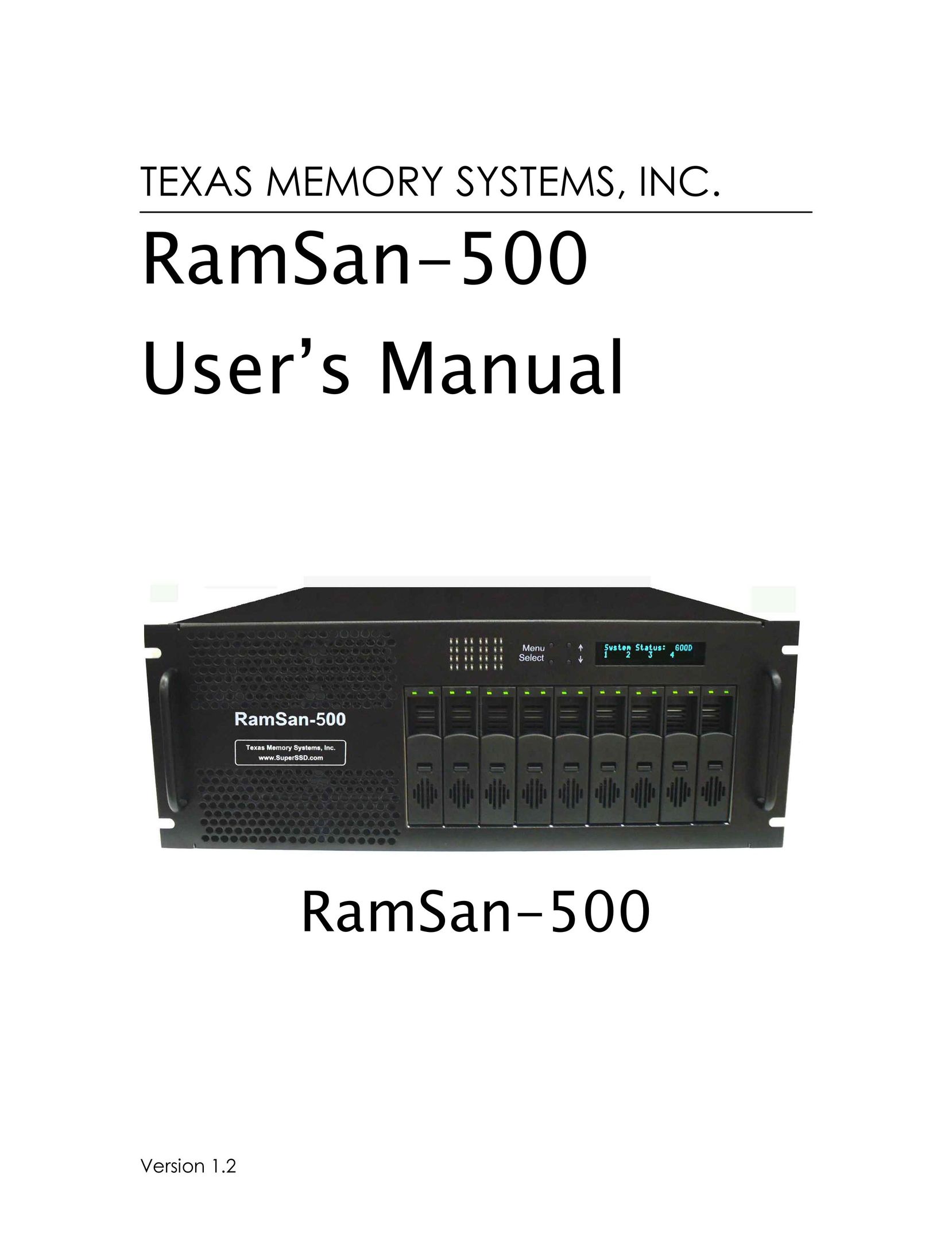 Texas Memory Systems RamSan-500 Power Supply User Manual