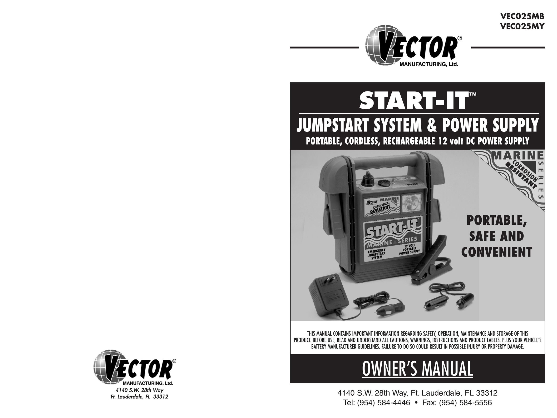 Vector VEC025MB Power Supply User Manual