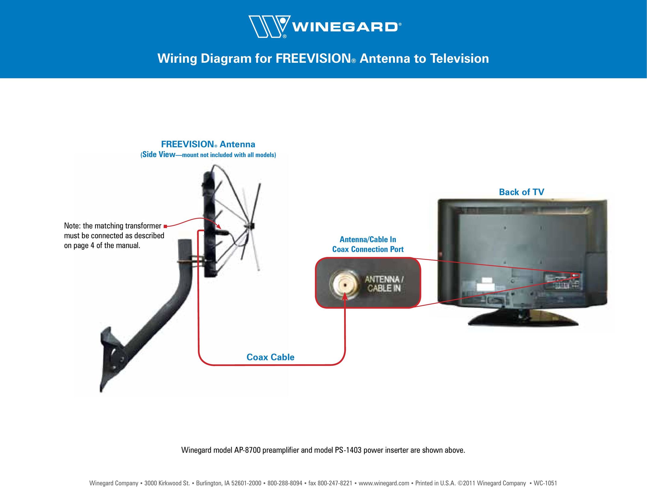 Winegard AP-8700 Power Supply User Manual