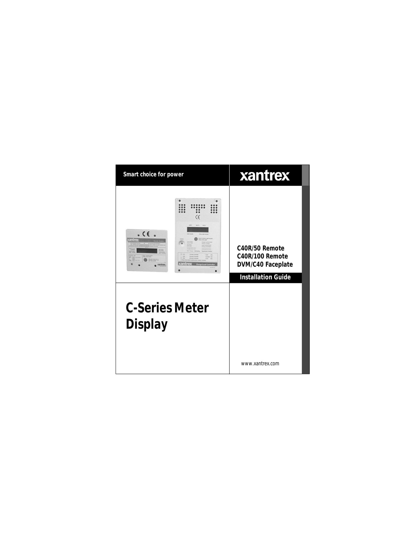 Xantrex Technology C40R/50, C40R/100, DVM/C40 Power Supply User Manual