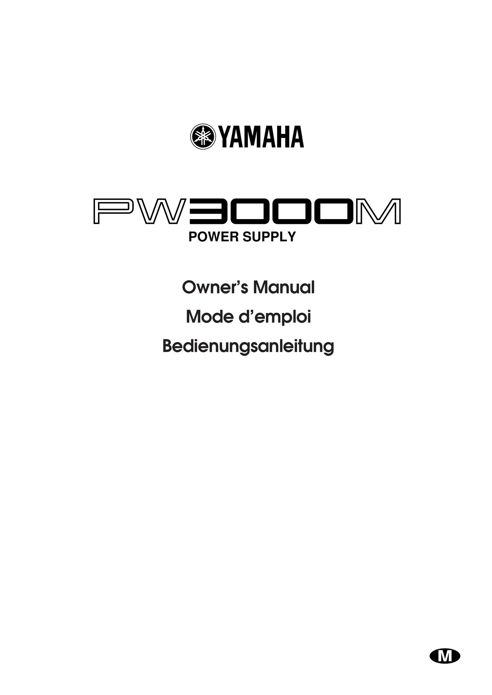 Yamaha PW3000M Power Supply User Manual