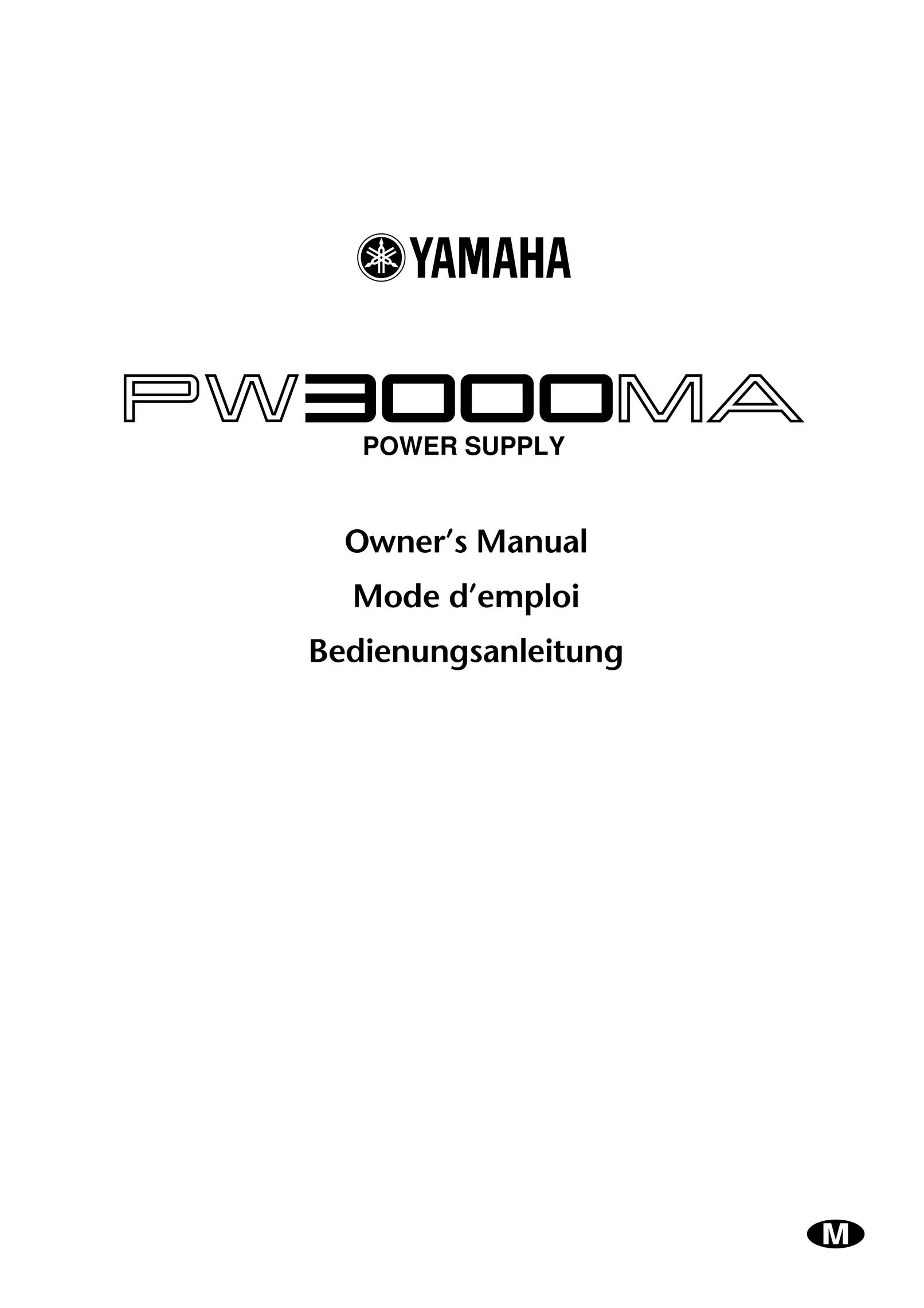 Yamaha PW3000MA Power Supply User Manual