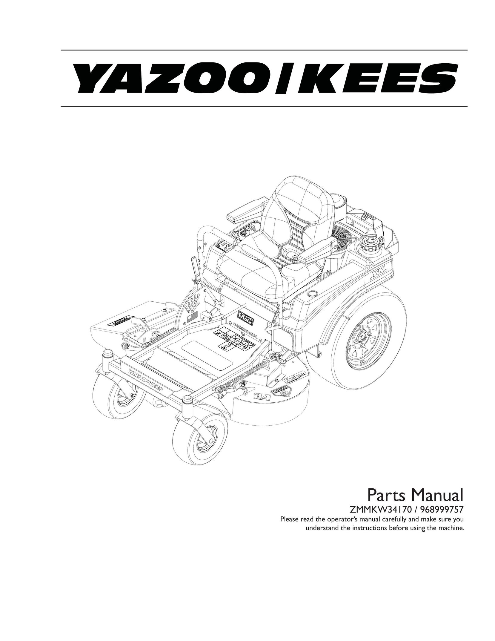 Yazoo/Kees 968999757 Power Supply User Manual