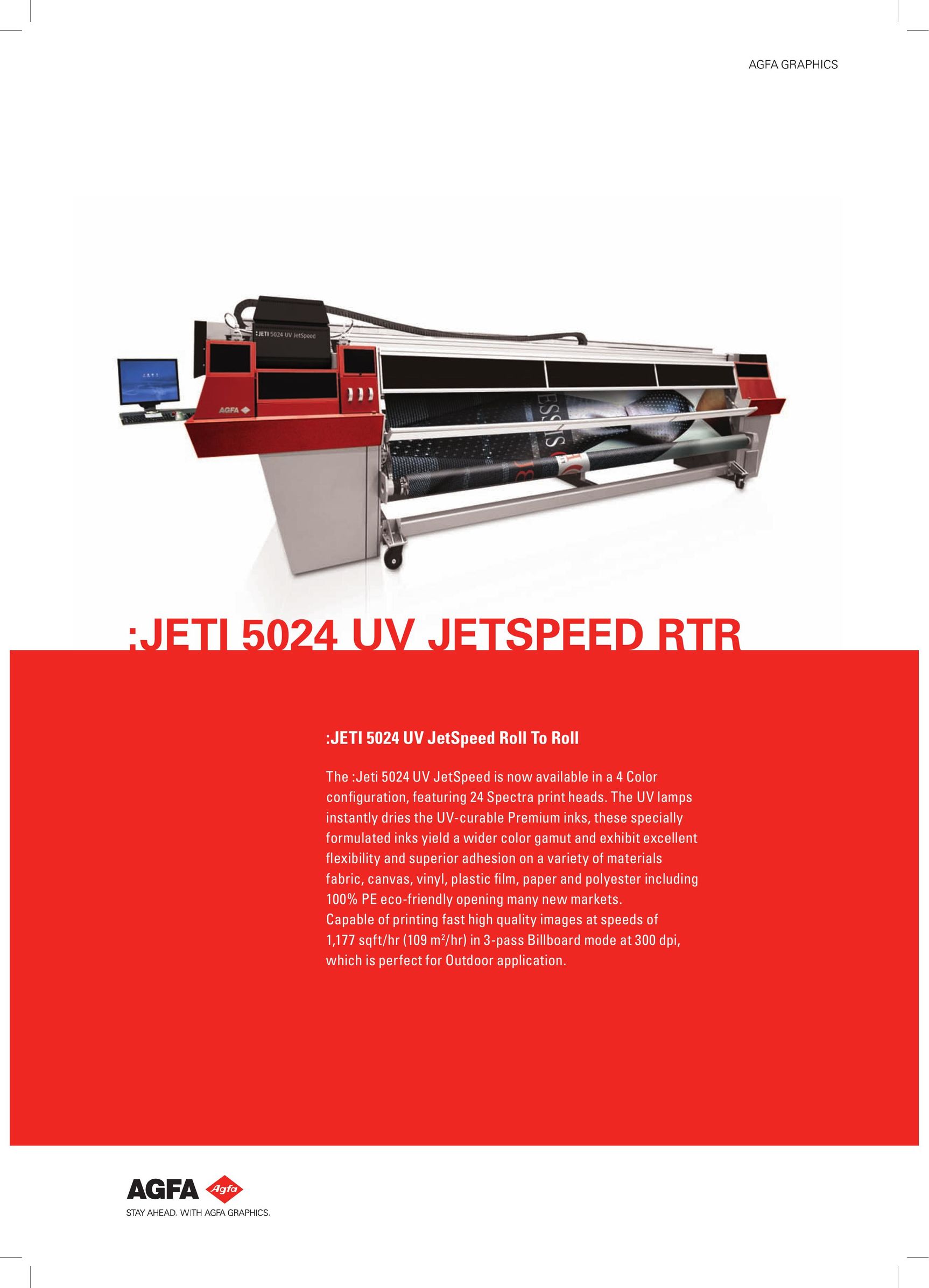 AGFA JETI 5024 Printer User Manual