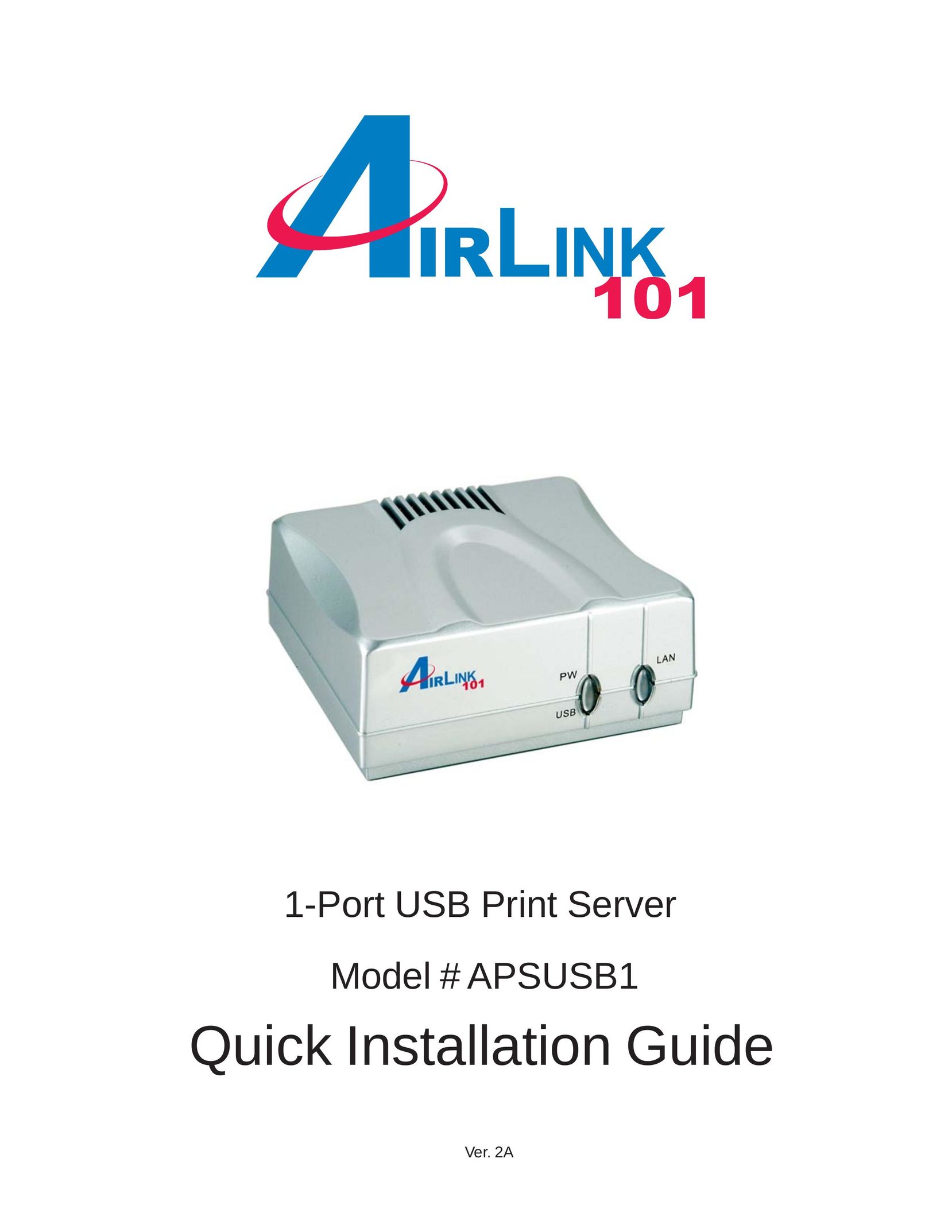 Airlink101 APSUSB1 Printer User Manual