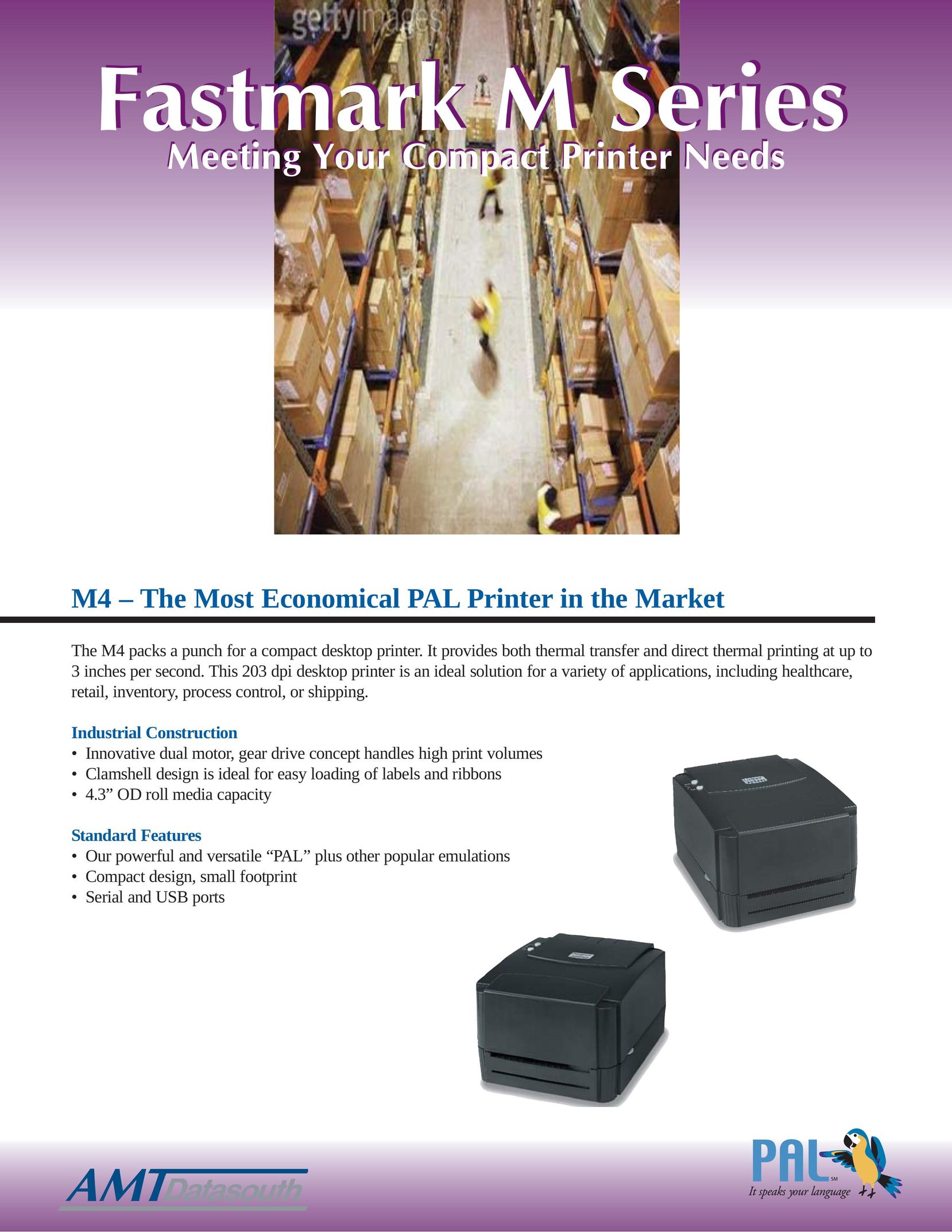 AMT Datasouth M4 Series Printer User Manual